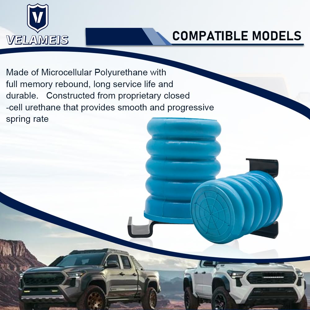 Toyota Tundra Titan Frontier Rear Air Helper Springs Kit - SSR-610-40 Air Suspension System for Improved Load Capacity & Ride Comfort | Perfect for Towing, Hauling & Off-Road Adventures