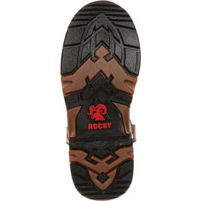 Rocky Kids' Aztec Print Waterproof Rain Boots for Boys & Girls - Perfect for Puddles, Mud, and Outdoor Play