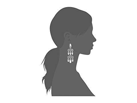 Kendra Scott Emmet Statement Filigree Chandelier Earrings - Matte Emerald Green Dangle Earrings for Women | Perfect for Parties, Weddings & Evening Events