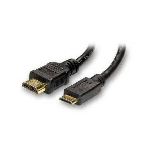 Synergy Digital Camera HDMI Cable - 5ft High Speed Mini HDMI (Type C) to HDMI (Type A) Cable for Canon EOS 77D & Compatible DSLR Cameras - 4K Ultra HD Video Transmission for Photography, Vlogging & Live Streaming