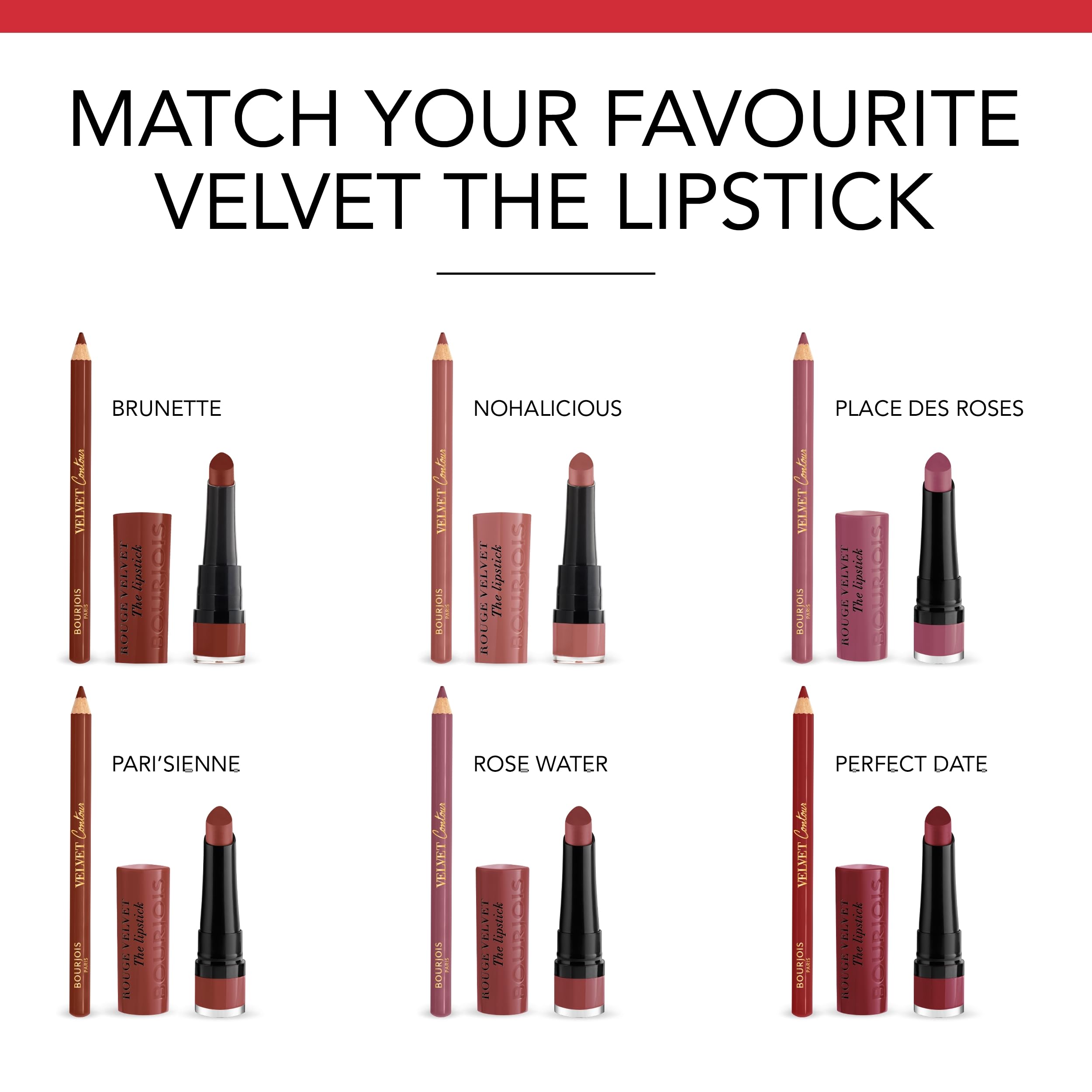 Bourjois Levres Contour Edition Lip Liner & Pencil - Nude Wave Nudes (1.14g) #330011 - Long-Lasting Nude Lip Liner for Everyday Makeup & Natural Looks