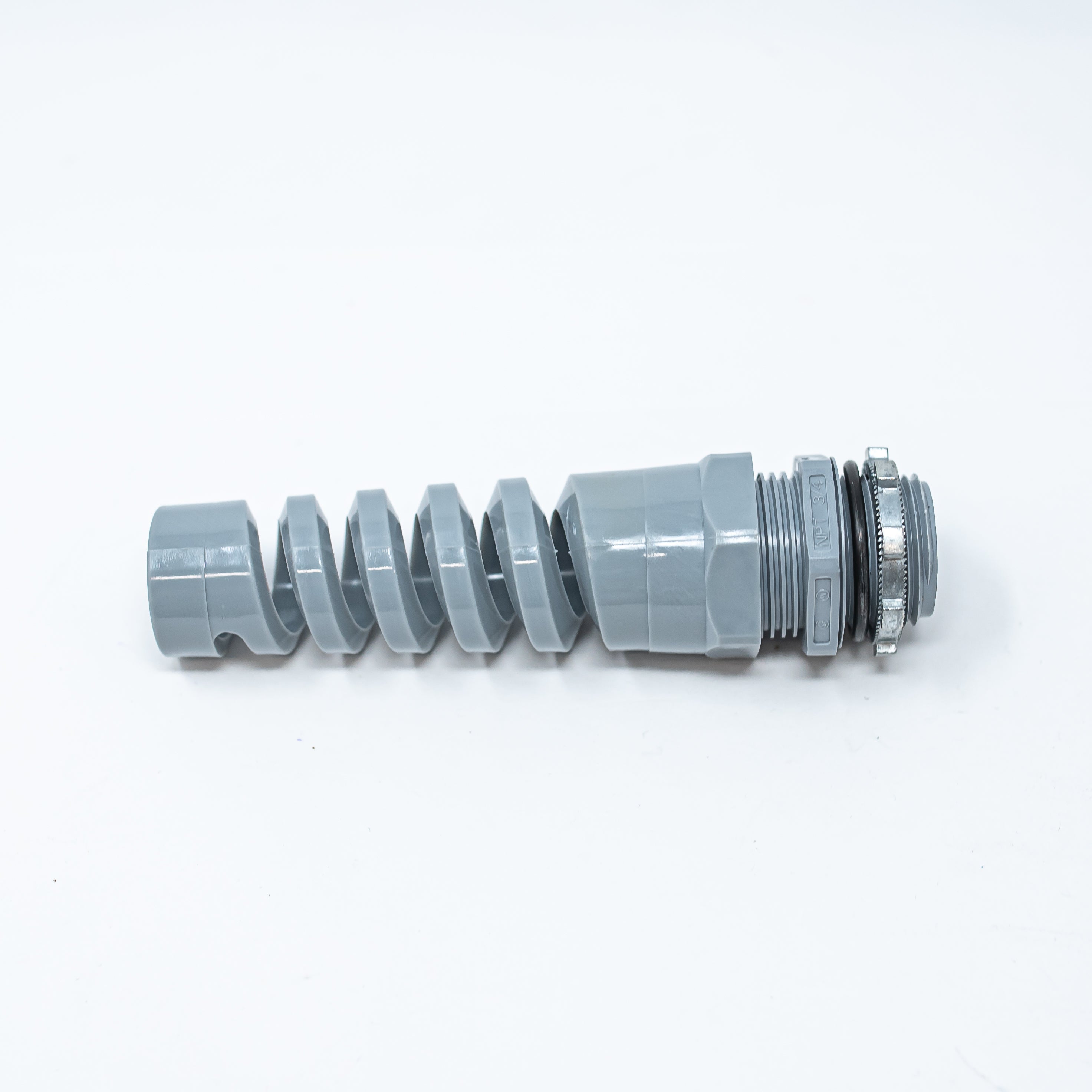 Heavy Duty Cord Grip with Pigtail Strain Relief - Secure Cable Protection for Industrial Equipment, Outdoor Lights & Power Tools (NEMA 4X Rated)