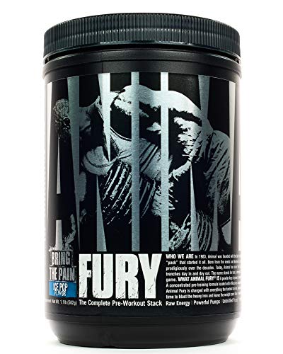 Animal Fury Supplement Ice Pop - Premium Energy Booster for Workouts & Fitness - Refreshing Pre-Workout Drink for Athletes & Gym Enthusiasts