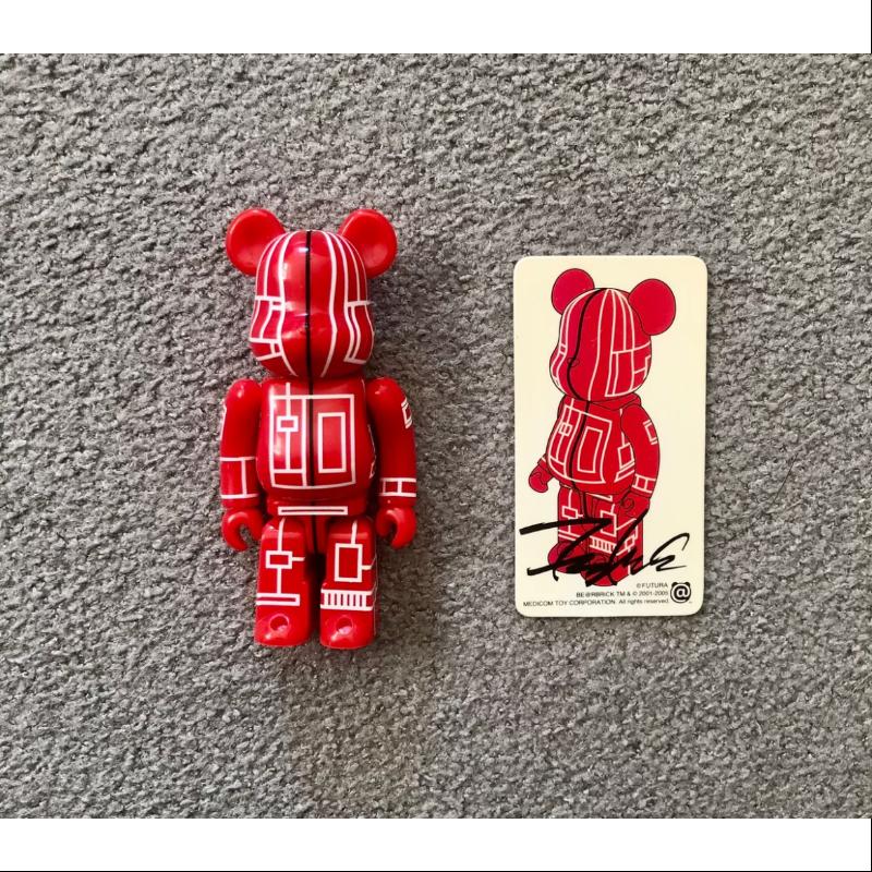 Bearbrick Series 11 Super Secret FUTURA 100% Collectible Vinyl Art Toy - Perfect for Display, Gifts & Anime Collections