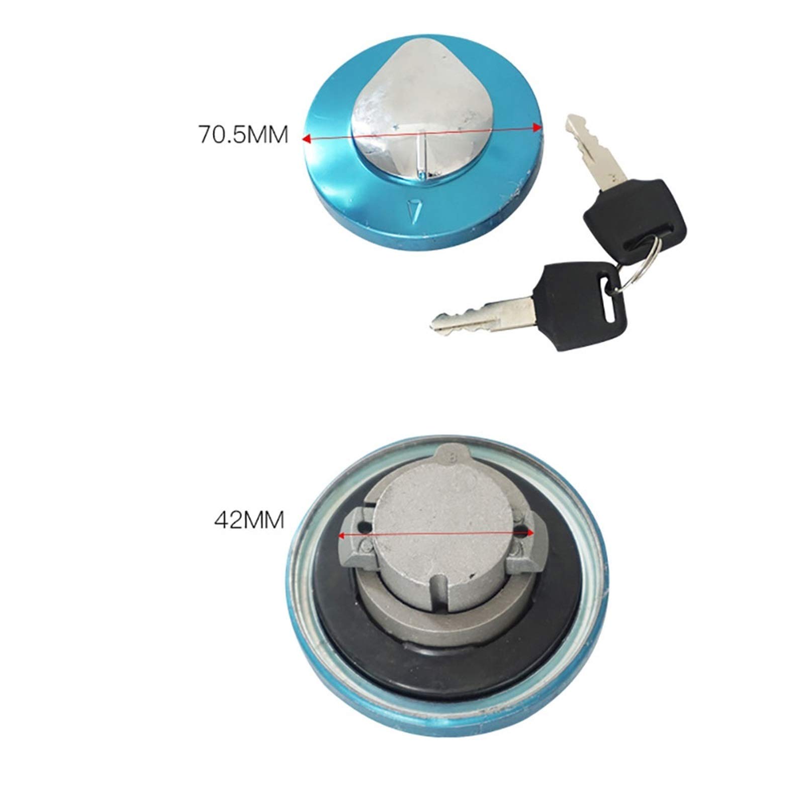 Ignition Switch Fuel Gas Tank Cap Cover Helmet Steering Lock Key Set Compatible for Honda Shadow VLX 600 VT400 Steed VLX 400 - Motorcycle Security & Replacement Parts for Riding & Maintenance