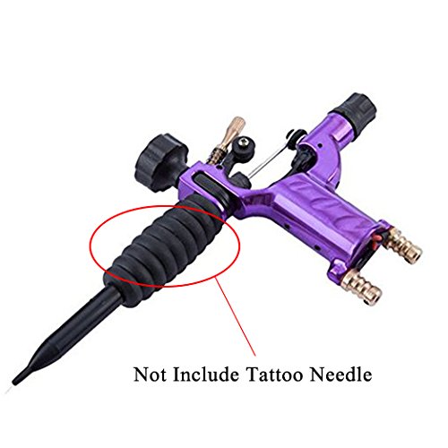 Yosoo Dragonfly Rotary Tattoo Machine - Professional Shader Tattoo Gun Kit with Motor (Purple) | Perfect for Tattoo Artists & Beginners | Home & Studio Use