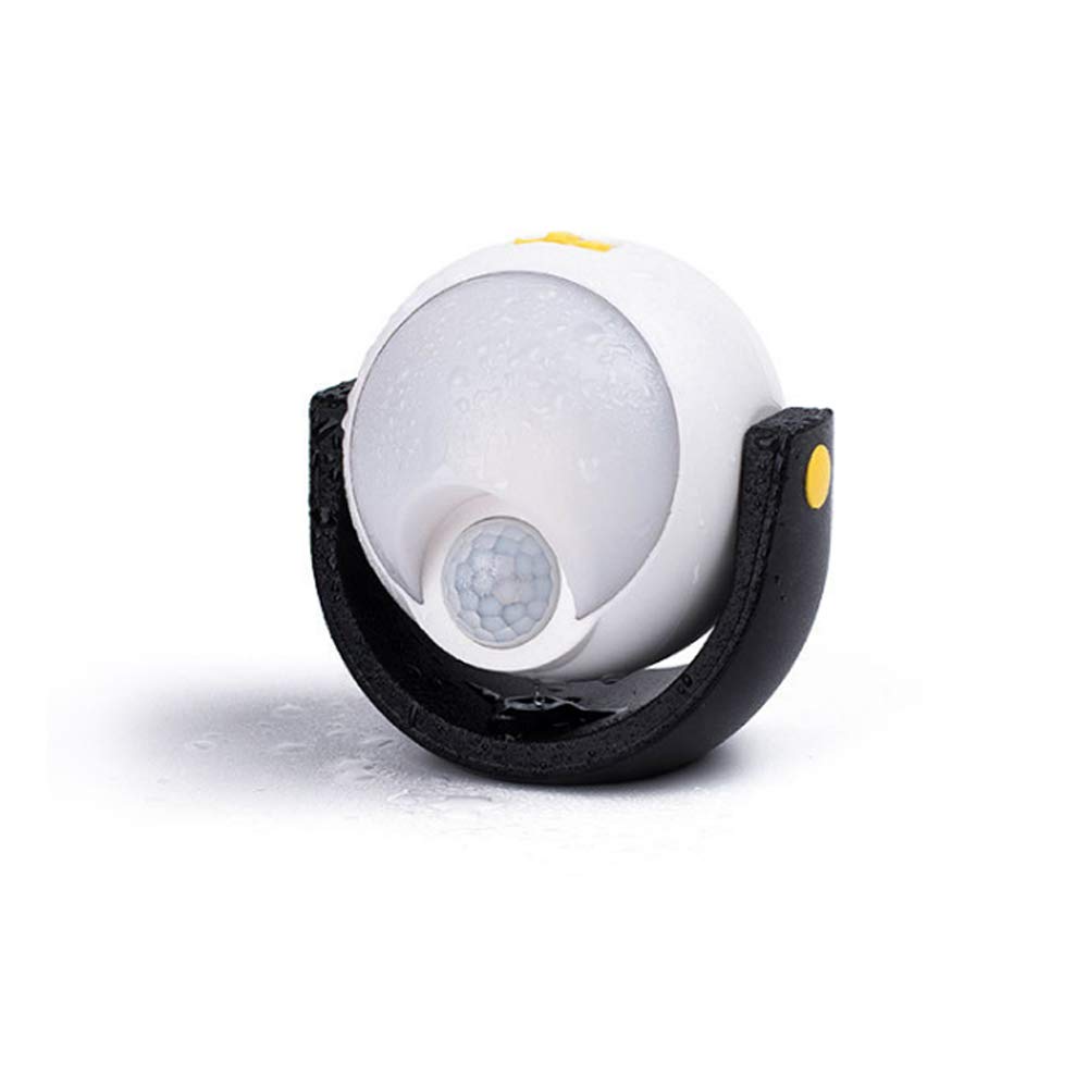 Waterproof Motion Sensor LED Night Light with Magnetic Base - Battery Powered Tripod Light for Home, Basement, Lawn, Yard, Pathway & Garden - Perfect for Outdoor Safety and Indoor Night Navigation