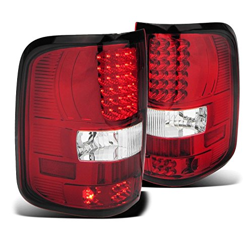 Ford F150 Styleside LED Altezza Tail Lights - Red & Clear Brake Lights for Improved Visibility & Style | Perfect for Night Driving & Custom Truck Upgrades