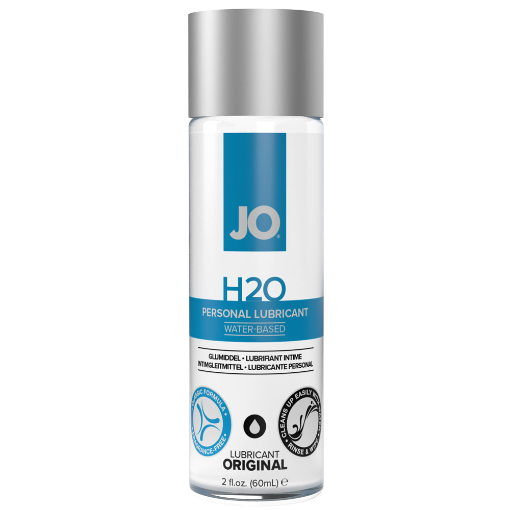 JO H2O Water Based Lubricant - Long Lasting & Hypoallergenic Personal Lubricant for Couples - Perfect for Sensitive Skin & Intimate Moments