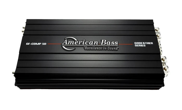 American Bass Godfather Comp 5D Mono Amplifier - High Power Car Audio Amp for Deep Bass & Clear Sound | Perfect for Car Audio Systems & Subwoofers