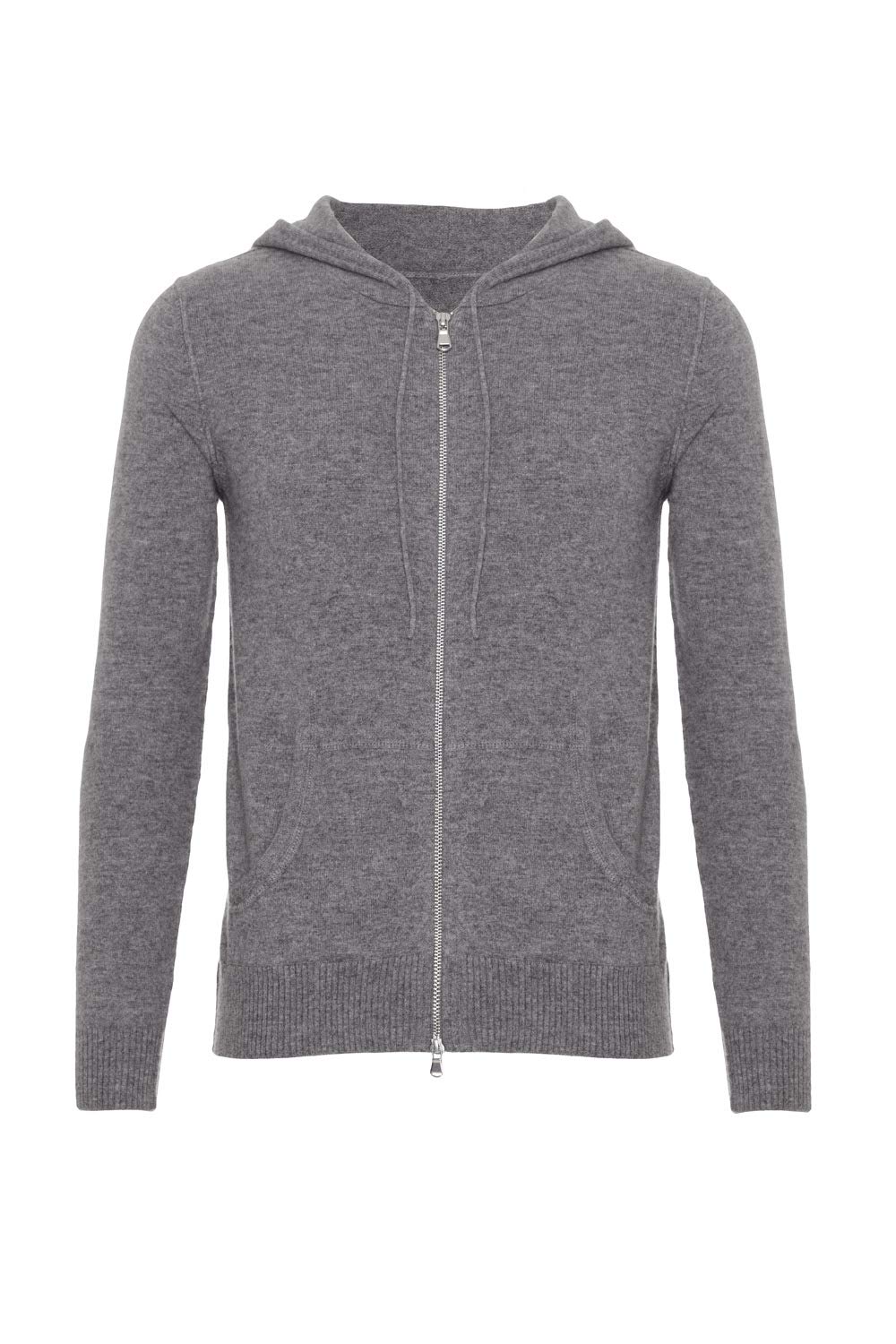 Premium Men's 100% Pure Cashmere Zip-Up Hoodie Cardigan - Soft & Warm Winter Sweater for Casual Wear & Outdoor Activities