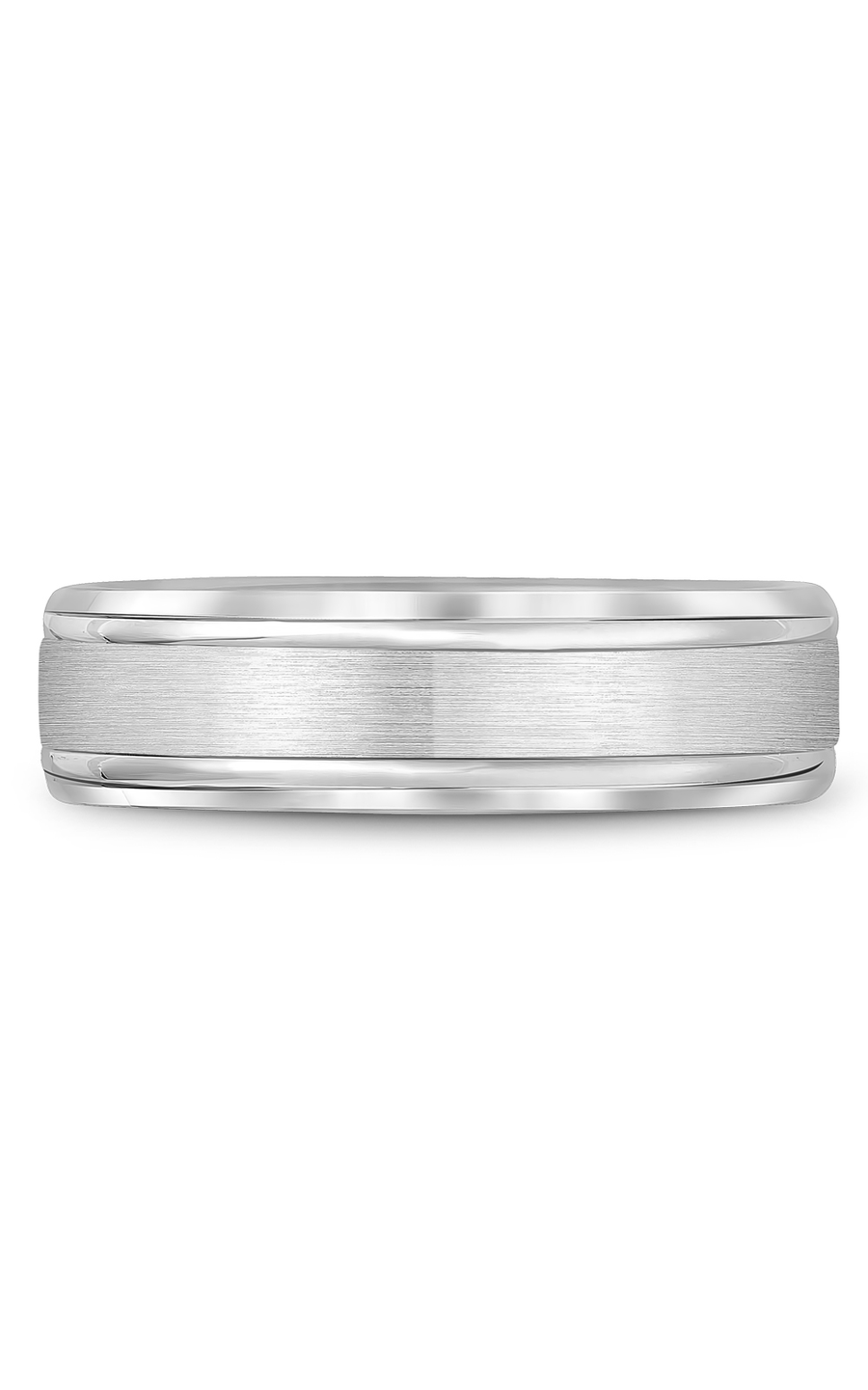 Bleu Royale Men's Wedding Band Ring - 14K White Gold Comfort Fit RYL 035W65 - Perfect for Engagement, Anniversary & Special Occasions