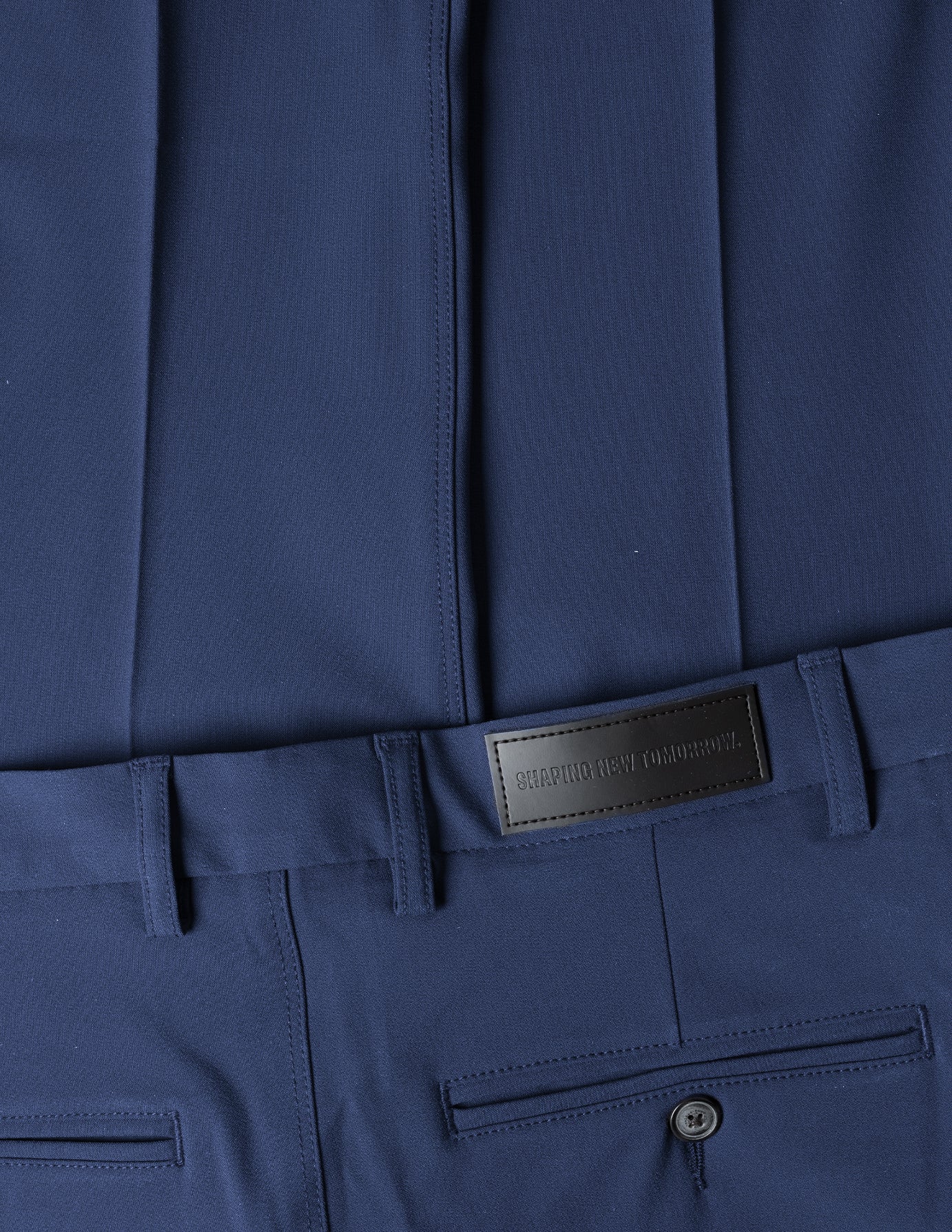 Premium Men's Dress Pants - Classic Fit Marine Blue Formal Trousers for Office, Business & Wedding Attire