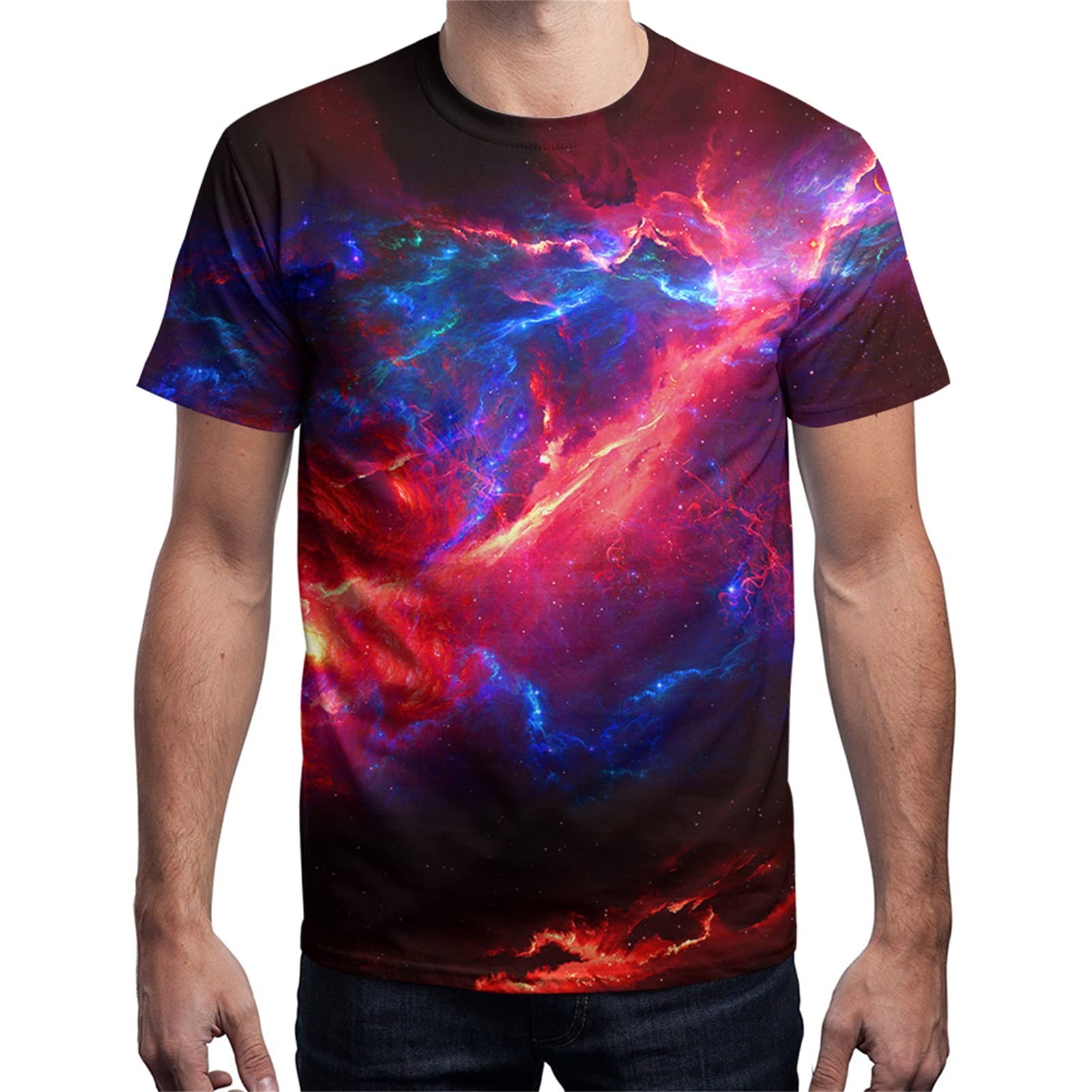 Yasswete Unisex 3D Printed Graphic T-Shirt - Short Sleeve Casual Tee for Men & Women - Perfect for Streetwear, Parties, and Everyday Fashion