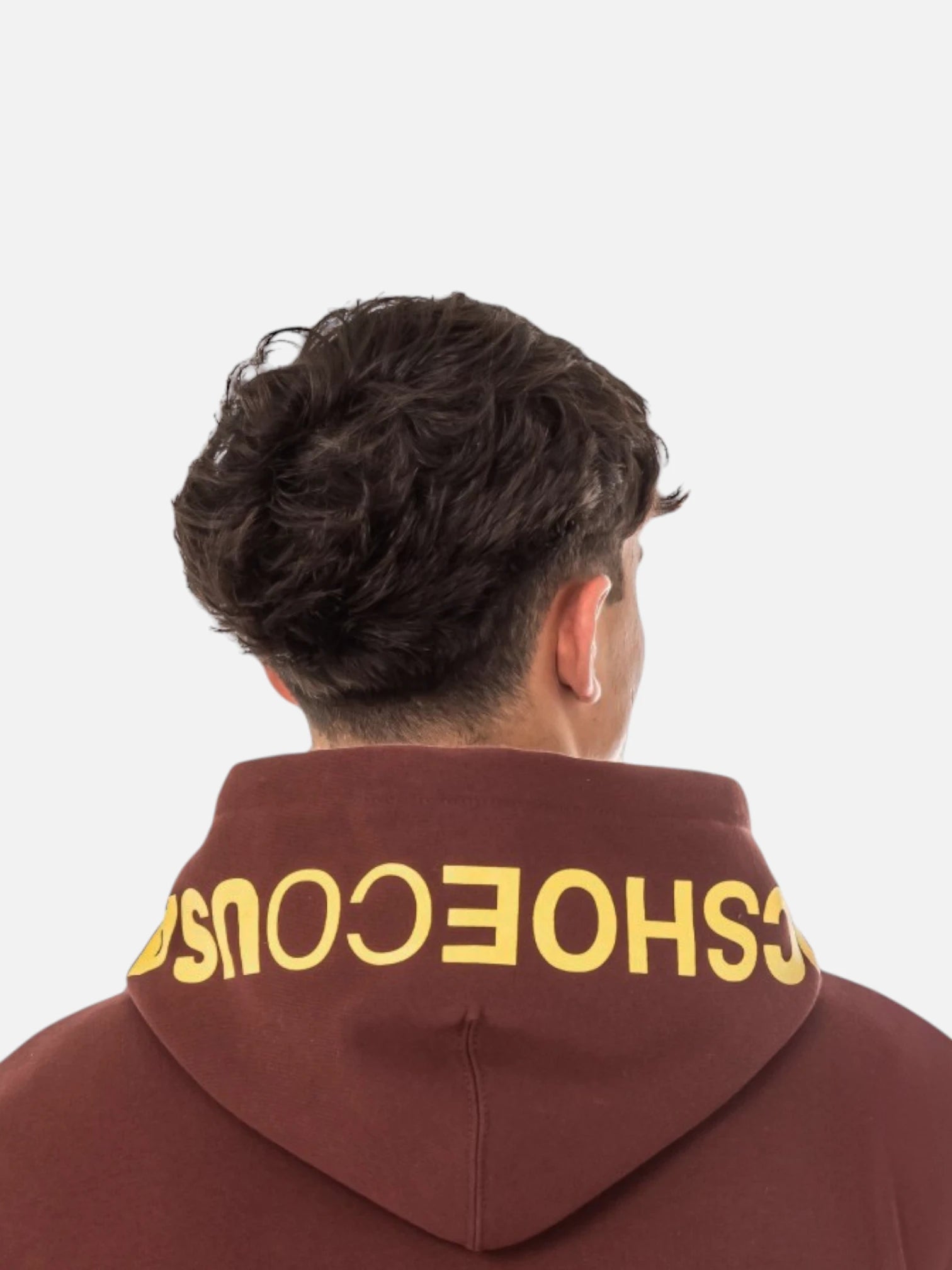 DC Logo Hoodie - Burgundy Pullover Sweatshirt for Men & Women | Casual Streetwear, Winter Warmth, Unisex Fashion