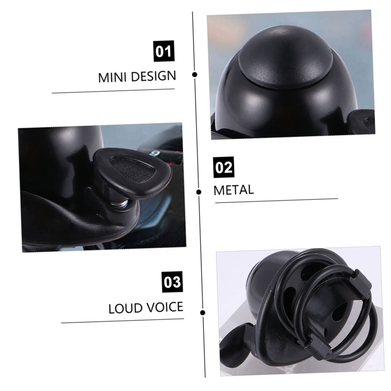 Electric Bicycle Bell for Adults - Loud Waterproof Bike Horn for E-Bikes, Scooters, Go Karts - Perfect for Commuting, Cycling Safety & Outdoor Adventures