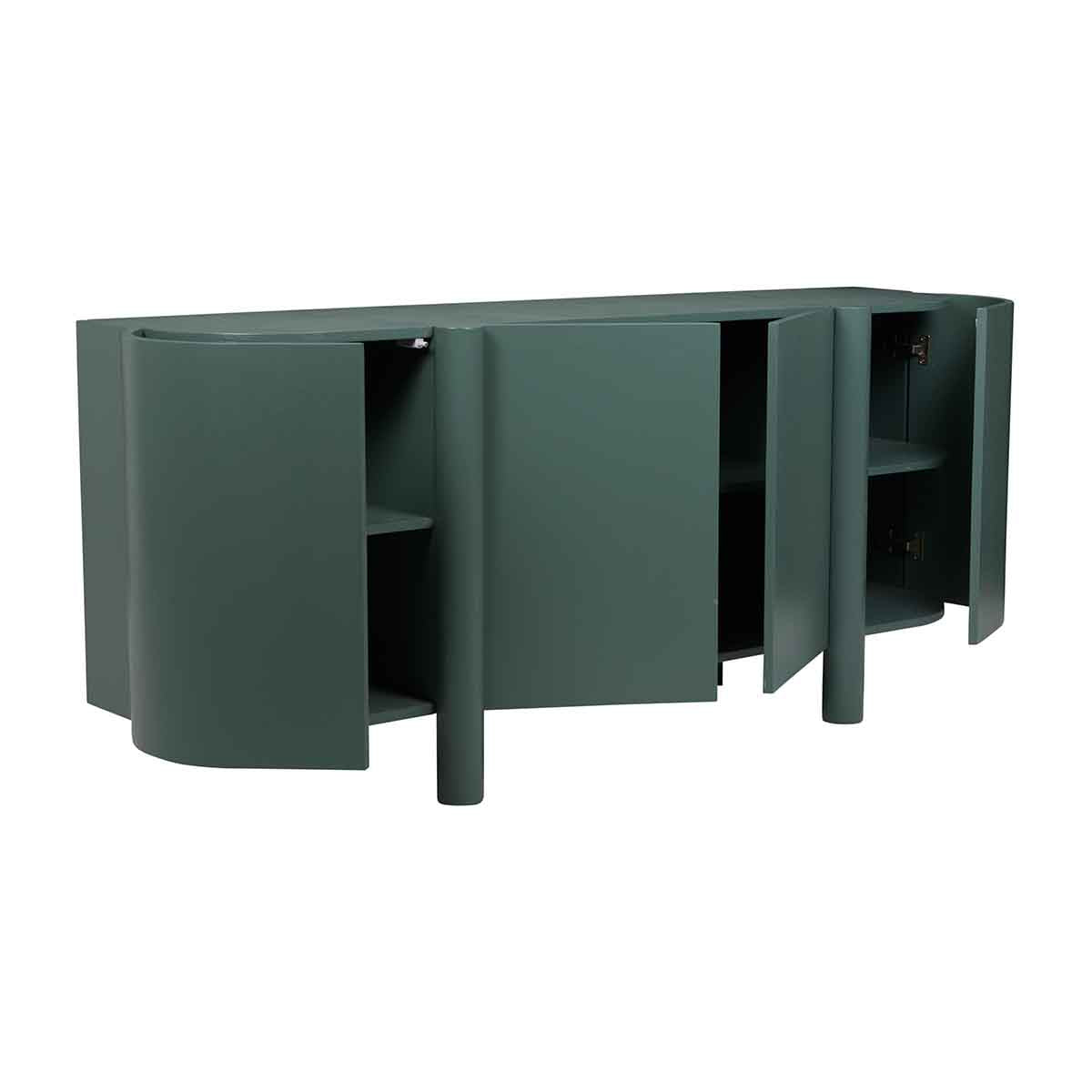 Globe West Artie Buffet - Modern Wood Sideboard with Storage for Dining Room & Living Room - Perfect for Entertaining & Home Organization
