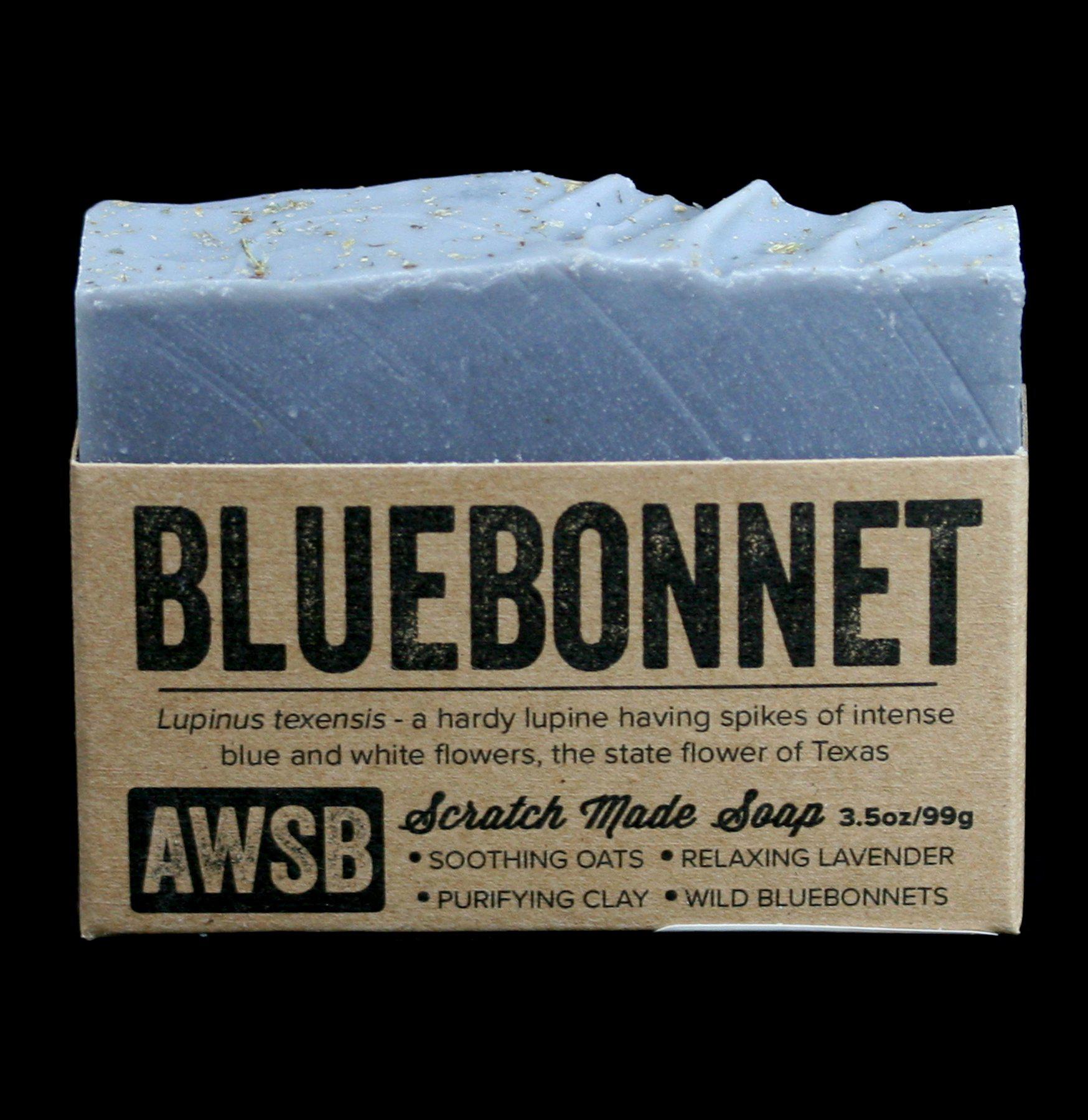 Bluebonnet Bar Soap - Natural Handmade Soap for Sensitive Skin | Moisturizing & Gentle Cleansing | Perfect for Daily Use, Travel & Gifts