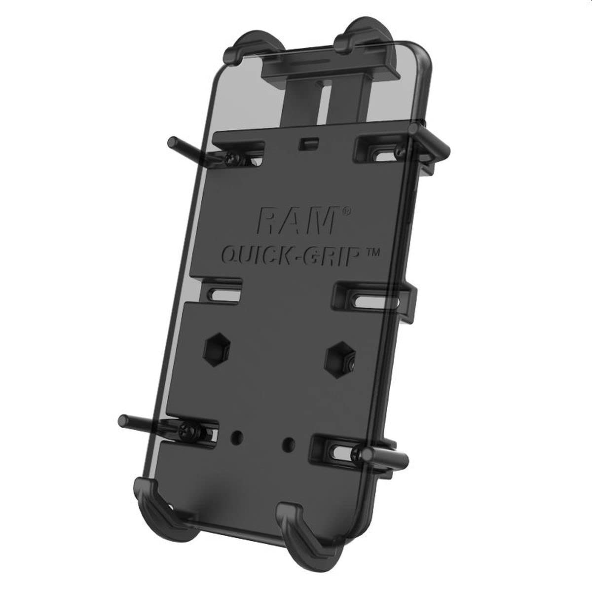 RAM-HOL-PD4U RAM Quick-Grip XL 大号手机支架 - 车载、办公、骑行多功能稳固手机固定器