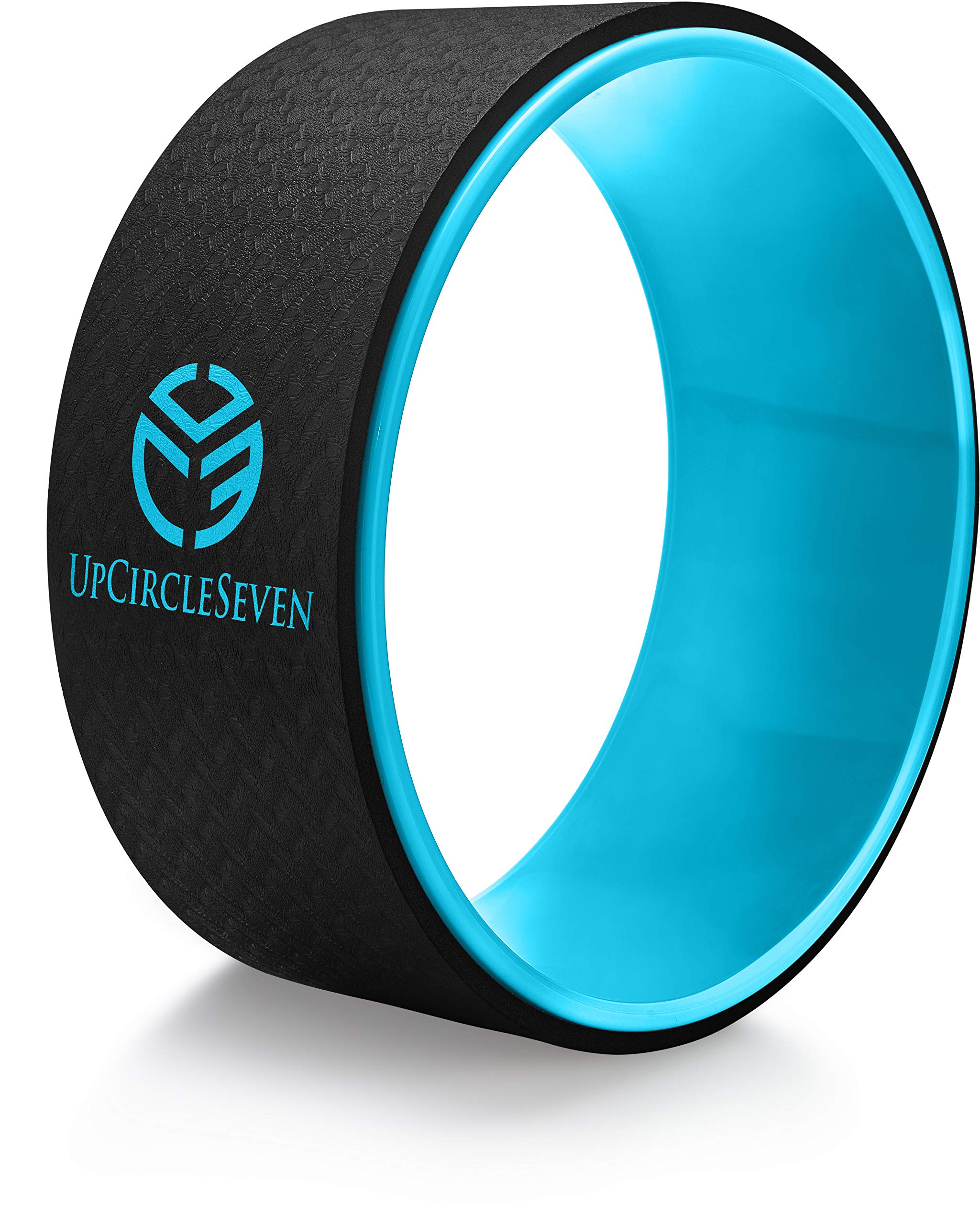 UpCircleSeven Back Roller & Yoga Wheel for Pain Relief - Therapeutic Spine Stretcher to Relieve Back Pain, Improve Mobility & Flexibility - Perfect for Yoga, Pilates & Post-Workout Recovery