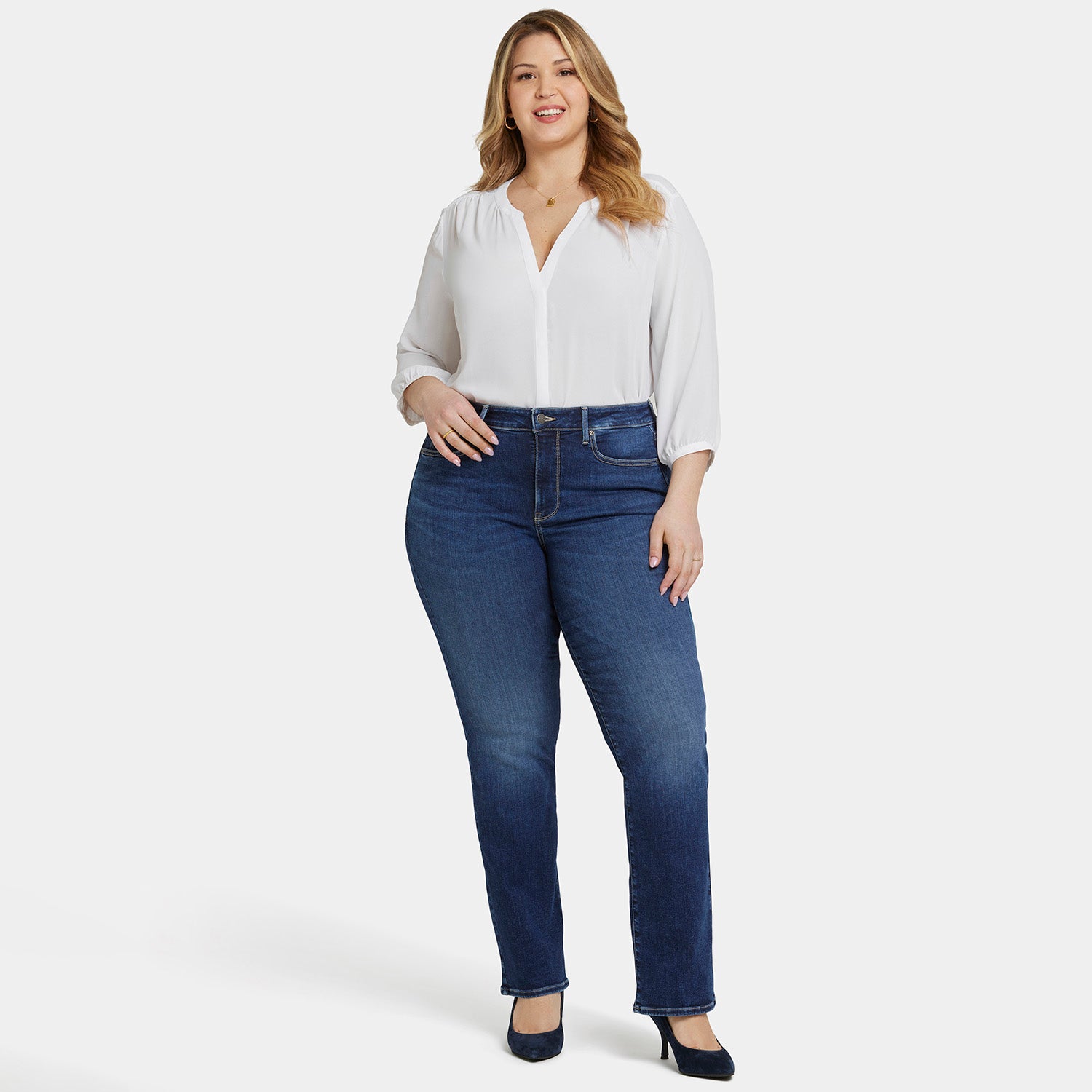 Barbara Bootcut Jeans for Women - Plus Size Stretch Denim Pants with Comfort Fit | Casual Wear, Work Pants & Everyday Outfits