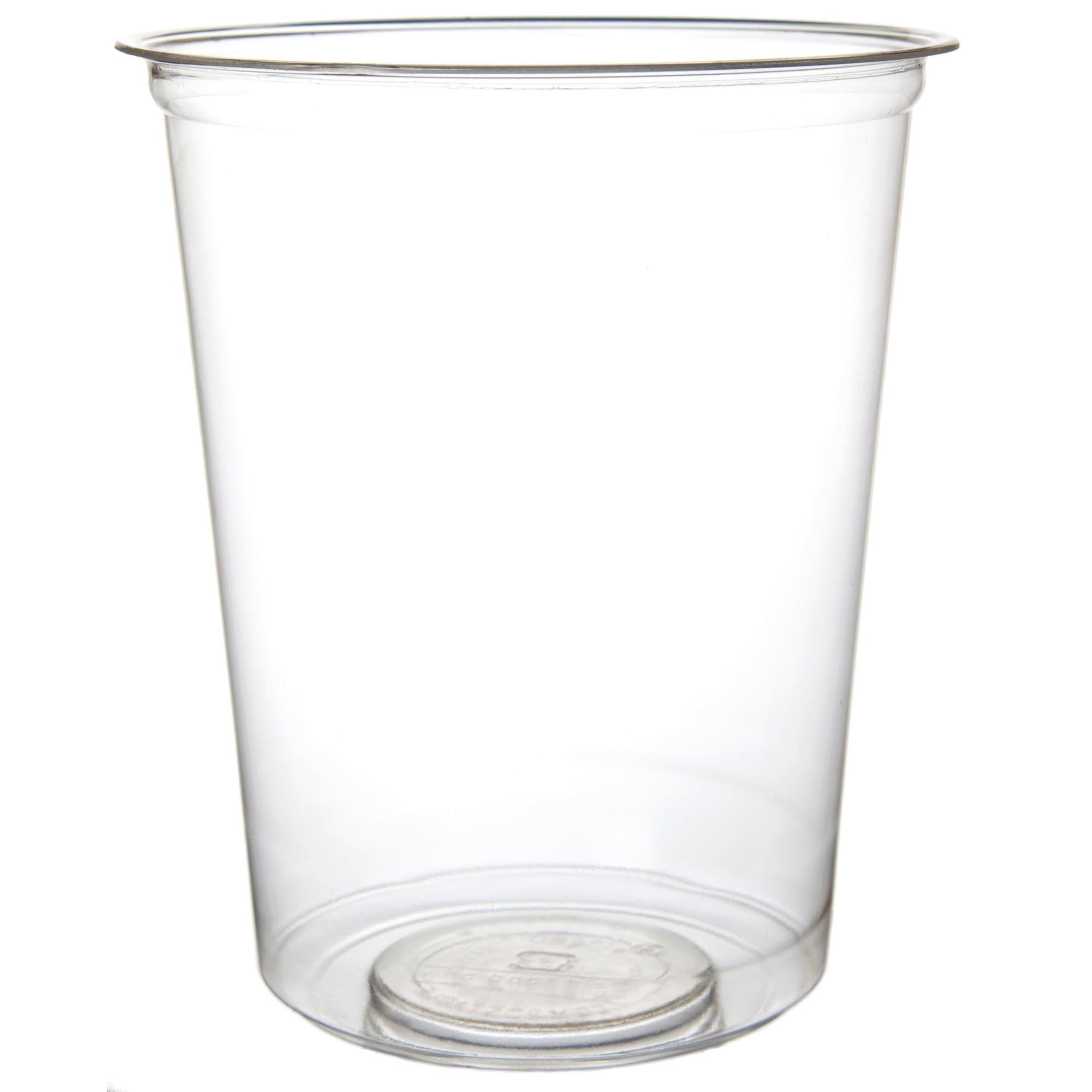 ECO-Friendly 32oz Clear Round Compostable Deli Containers - Case of 500 | PLA Plant-Based Biodegradable Food Storage | Perfect for Meal Prep, Takeout & Catering | Lids Sold Separately | Sustainable Restaurant & Home Kitchen Supplies