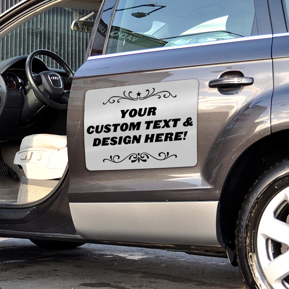 Custom Car Magnets for Advertising & Business Promotion - Personalized Vehicle Signs for Cars, Trucks & Vans - Durable Magnetic Signs for Marketing, Real Estate, Food Trucks & Small Businesses