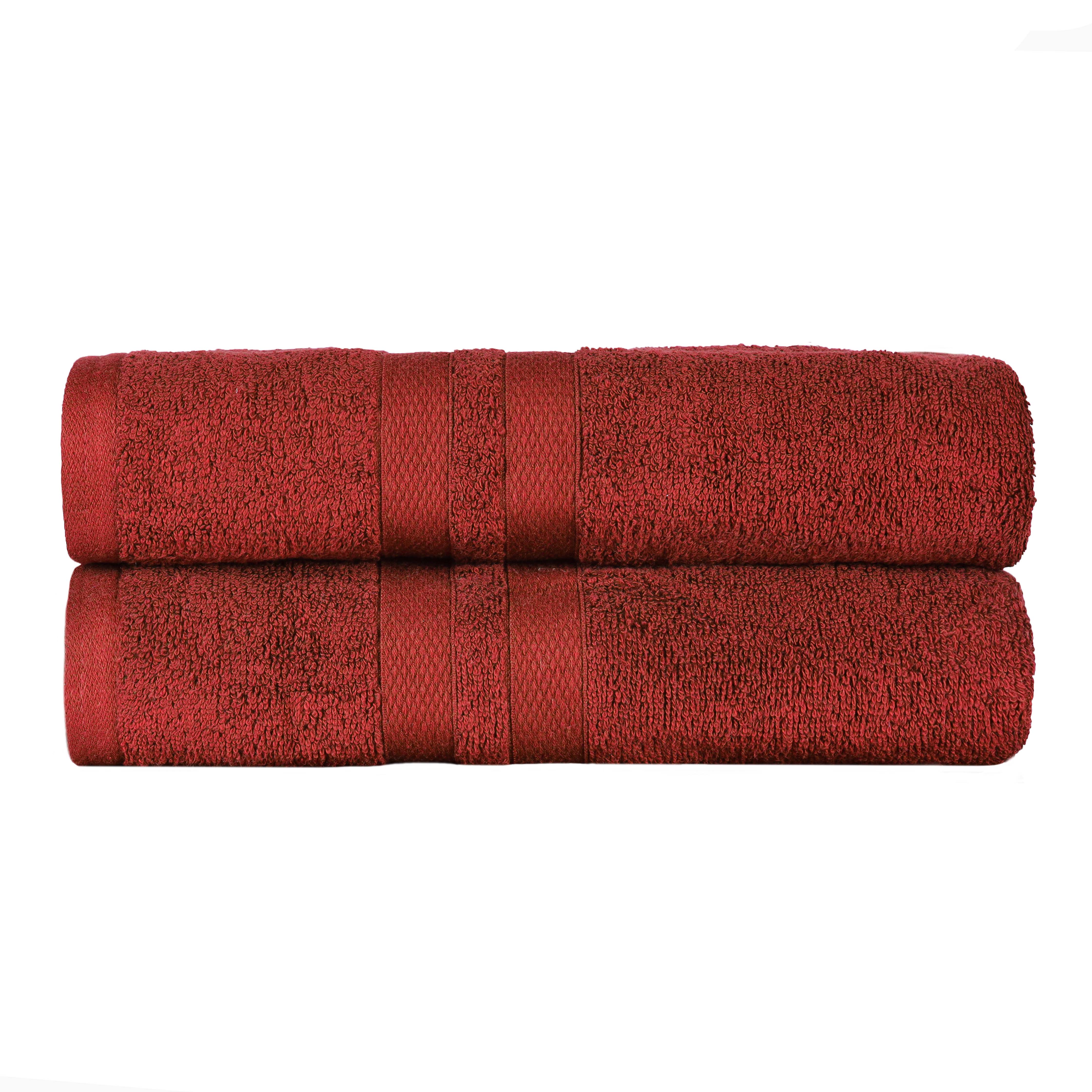 Ultra Soft Cotton Quick Dry Bath Towel Set of 2 - Absorbent & Plush for Spa, Pool & Gym - Luxury Bathroom Essentials