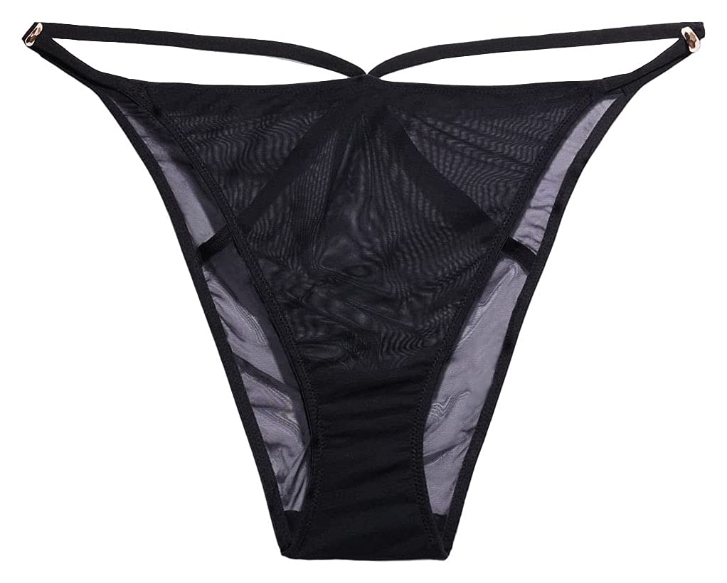 Savage X Fenty Women's Gathered Mesh Strappy Bikini - Sexy Swimwear for Beach, Pool & Summer Vacations