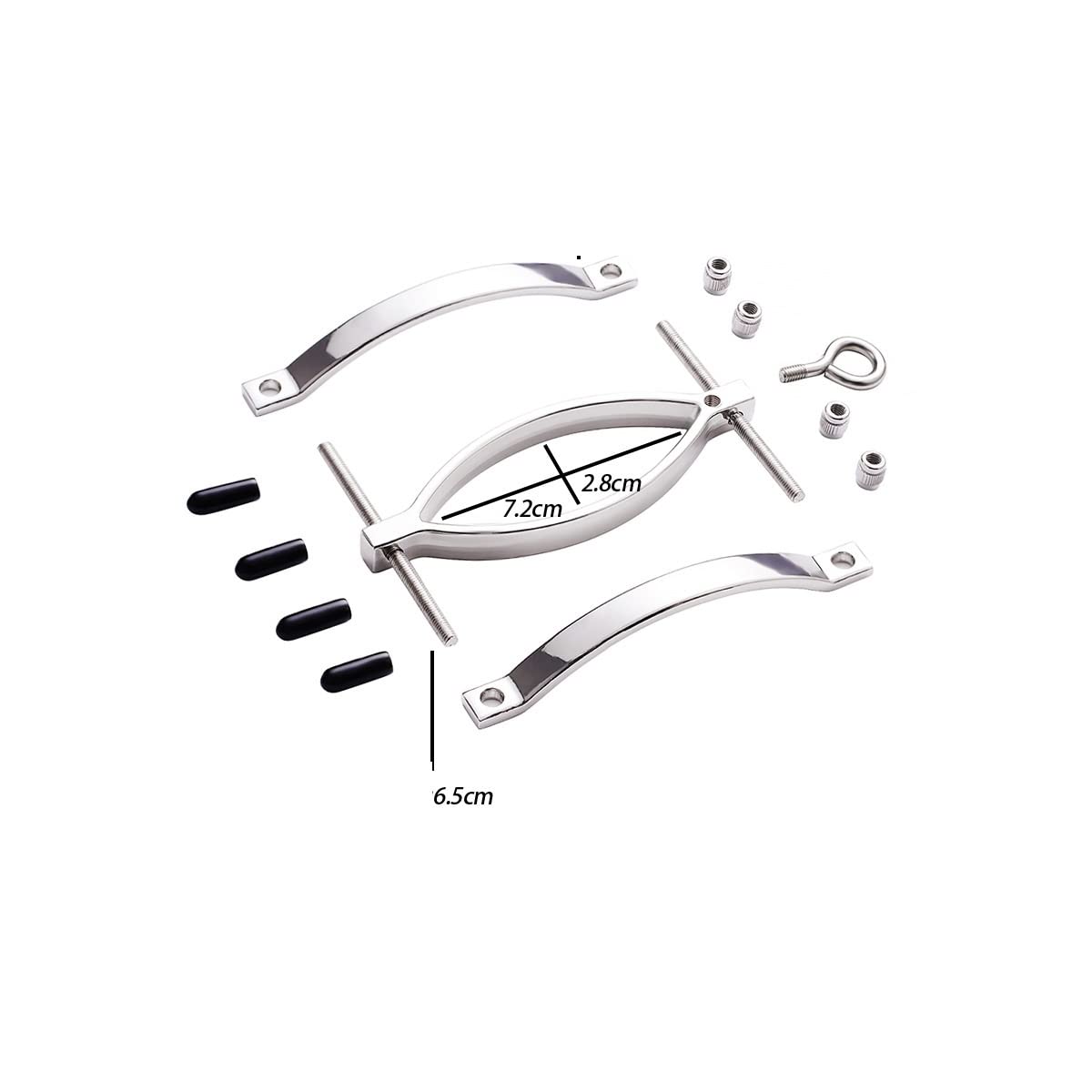 Adjustable Metal Clitoral Clip & Labia Stimulator - BDSM Bondage Sex Toy for Women, G-Spot & Vaginal Pleasure - Perfect for Couples Play & Sensual Exploration