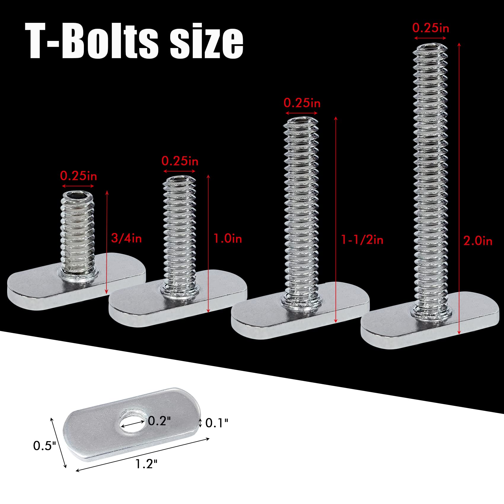 Stainless Steel Kayak Knob Nuts & Rail Track Screws - Marine Grade Hardware for Canoe Boat Accessories | Perfect for Kayak Rail Installation, Canoe Upgrades & Outdoor Water Sports Equipment Repair