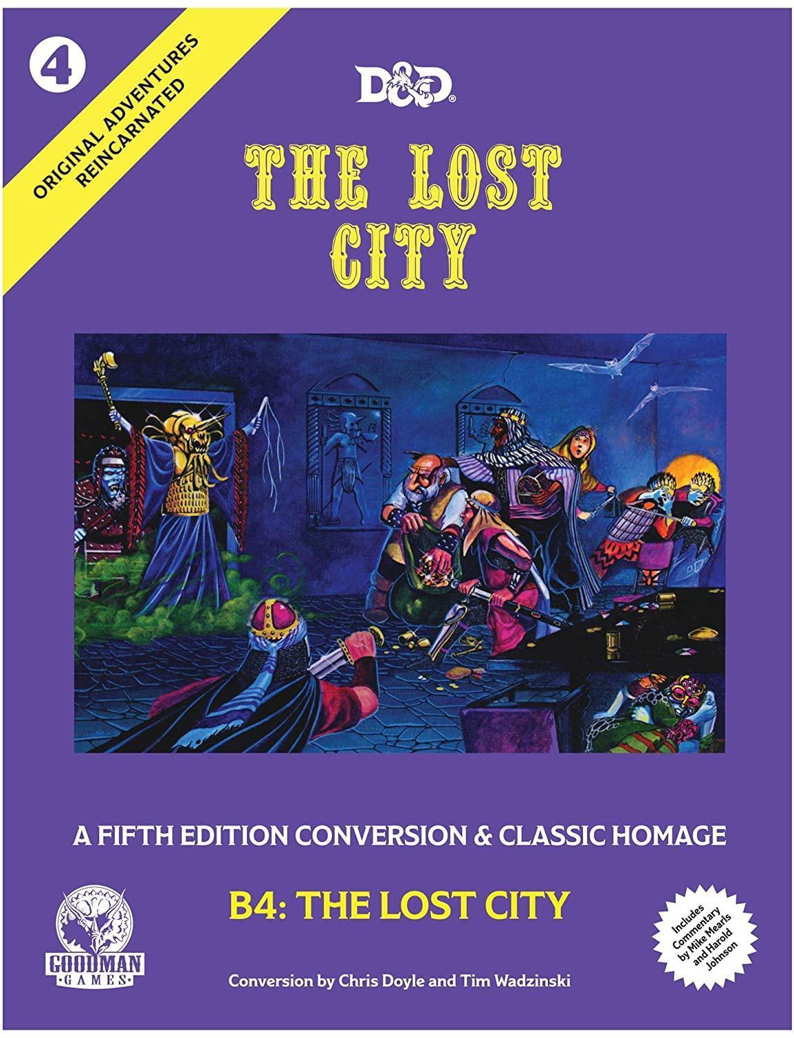 B4: The Lost City — Original Adventures Reincarnated | Classic Fantasy RPG Module | Perfect for D&D Campaigns & Tabletop Gaming