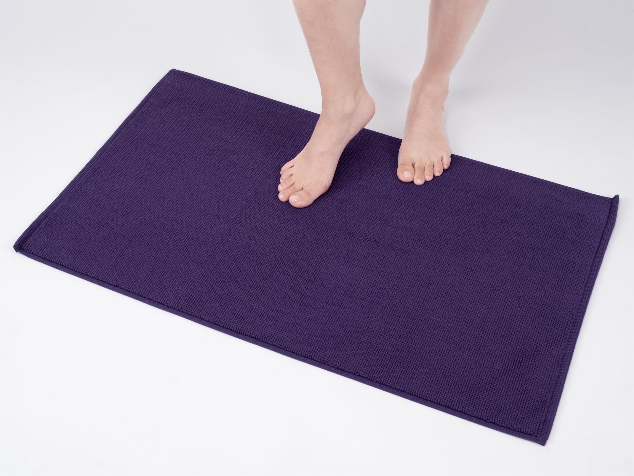 Premium 100% Cotton Bath Rugs for Bathroom - Soft Absorbent 20