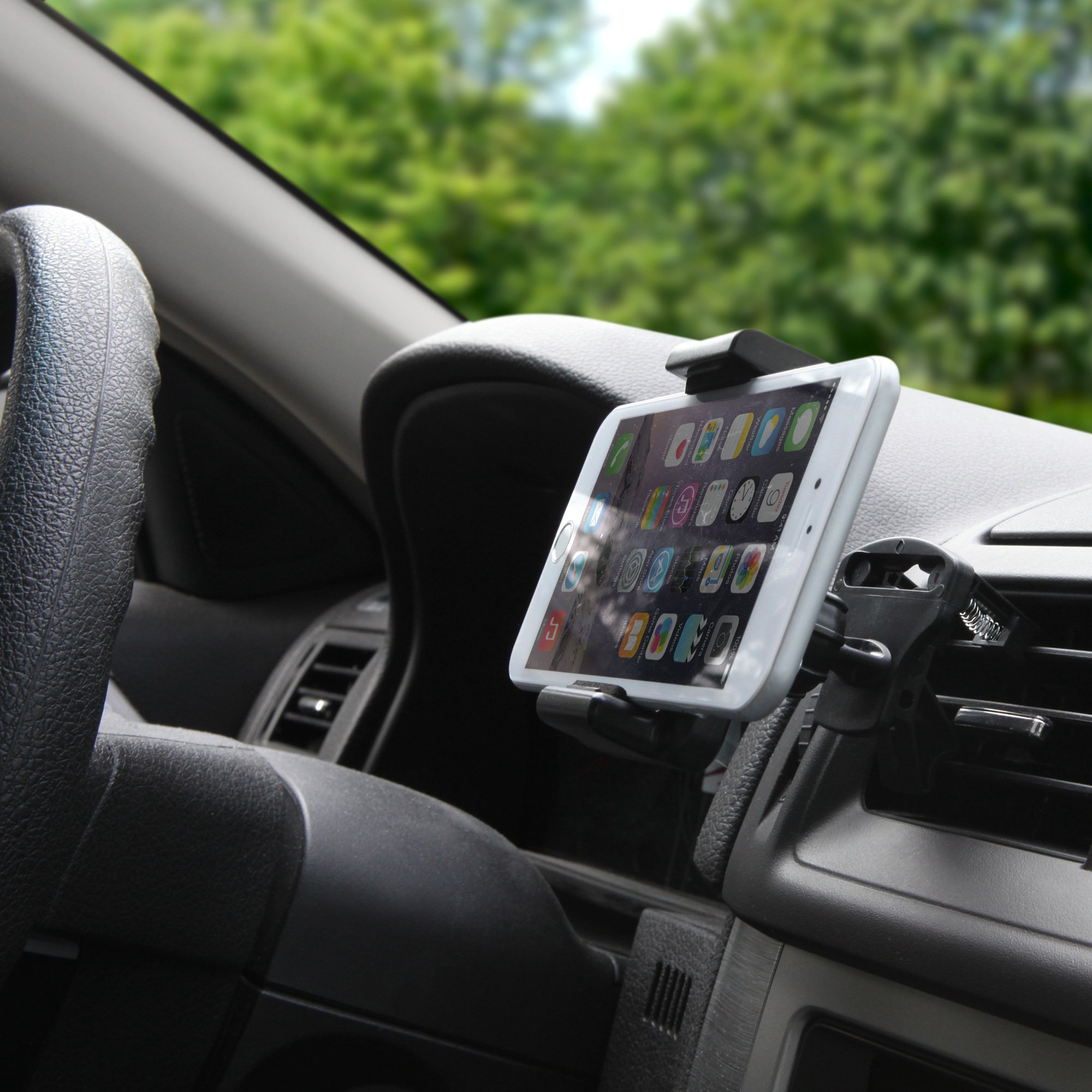 BoxWave EZView Car Mount Holder for ASUS ZenFone 2 - Hands-Free Phone Car Mount, Universal Smartphone Cradle for Safe Driving - Perfect for GPS Navigation, Music Streaming & Hands-Free Calling
