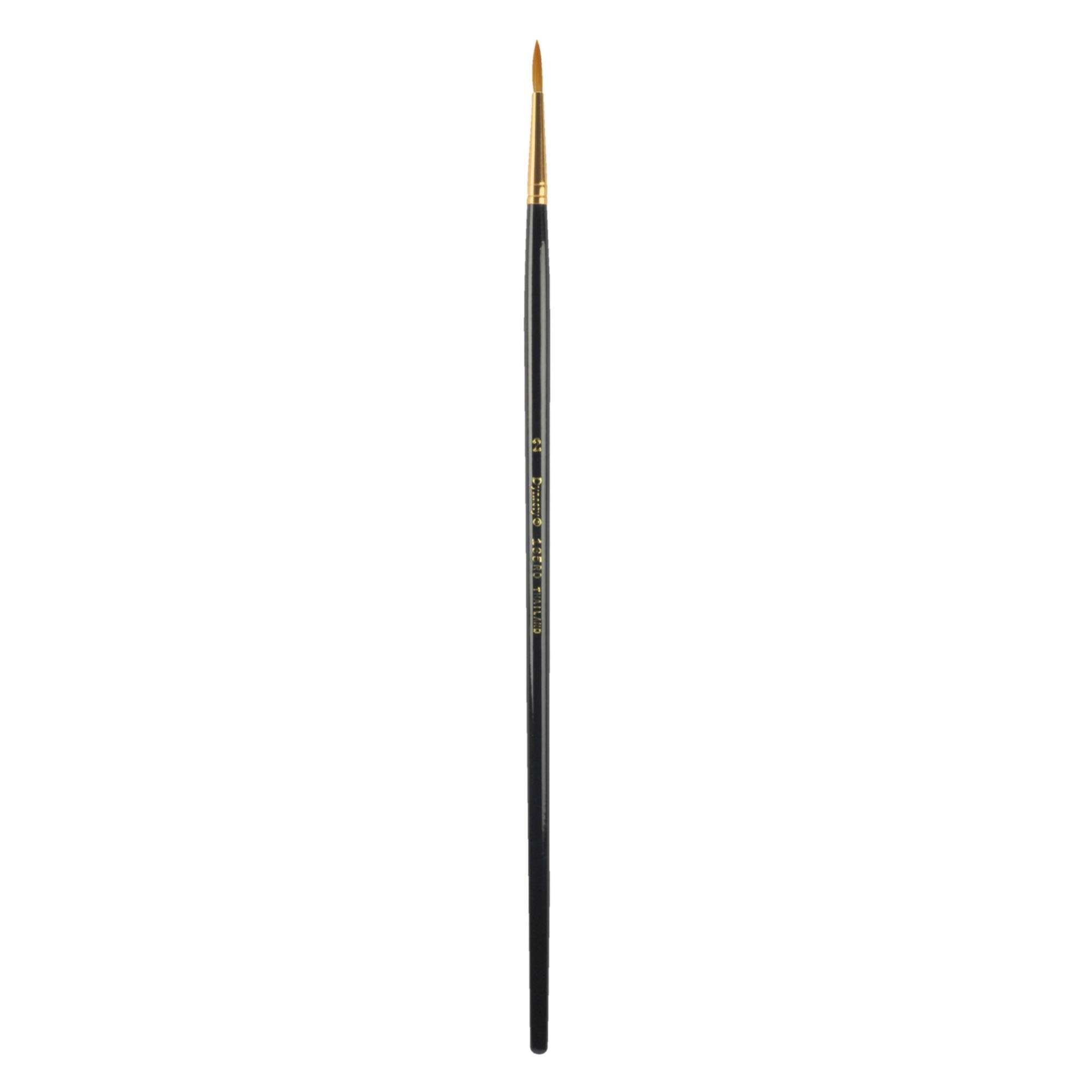 Dynasty Brush B-1650 Round Paint Brushes Set of 60 - Professional Art & Classroom Supplies for Acrylic, Watercolor & Oil Painting - Perfect for Students, Teachers & Artists