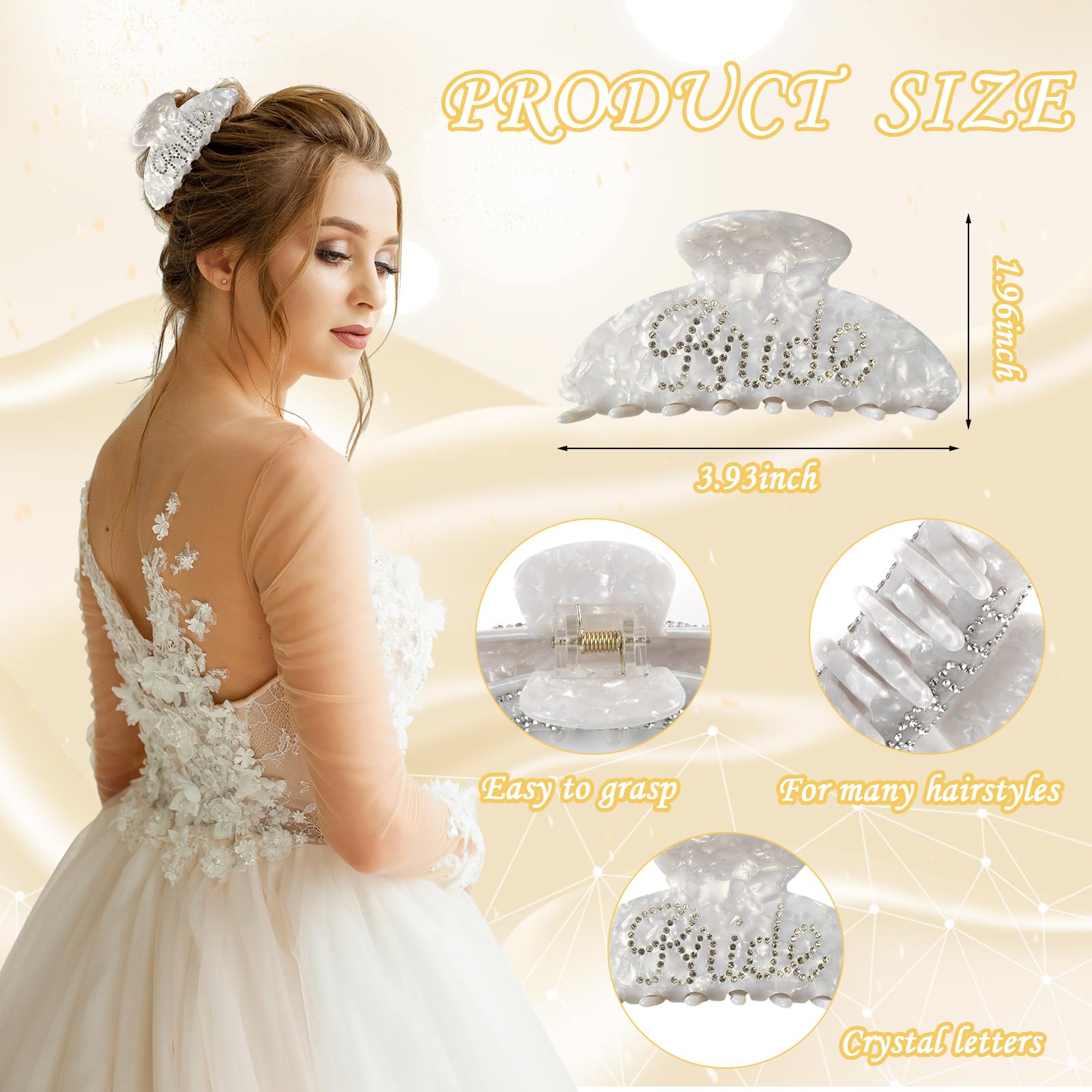 Bridal Shower Gift Set for Bride to Be - Personalized Tote Bag, Robe, Slippers & Hair Clip | Perfect Wedding Gift & Bachelorette Party Present