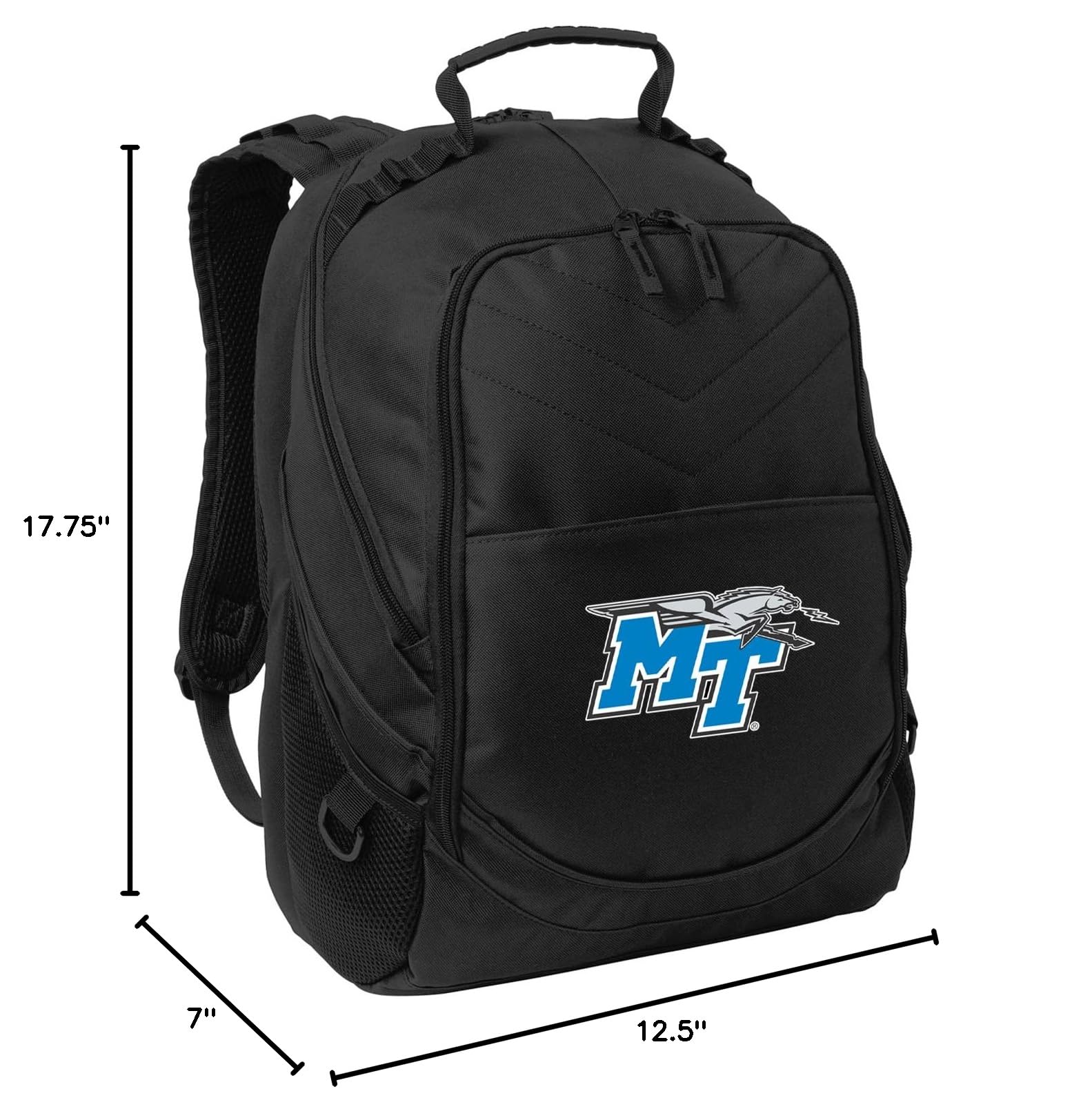 MTSU Official Laptop Backpack for Middle Tennessee State University - Durable Computer Bag for Students, Professionals, and Campus Life
