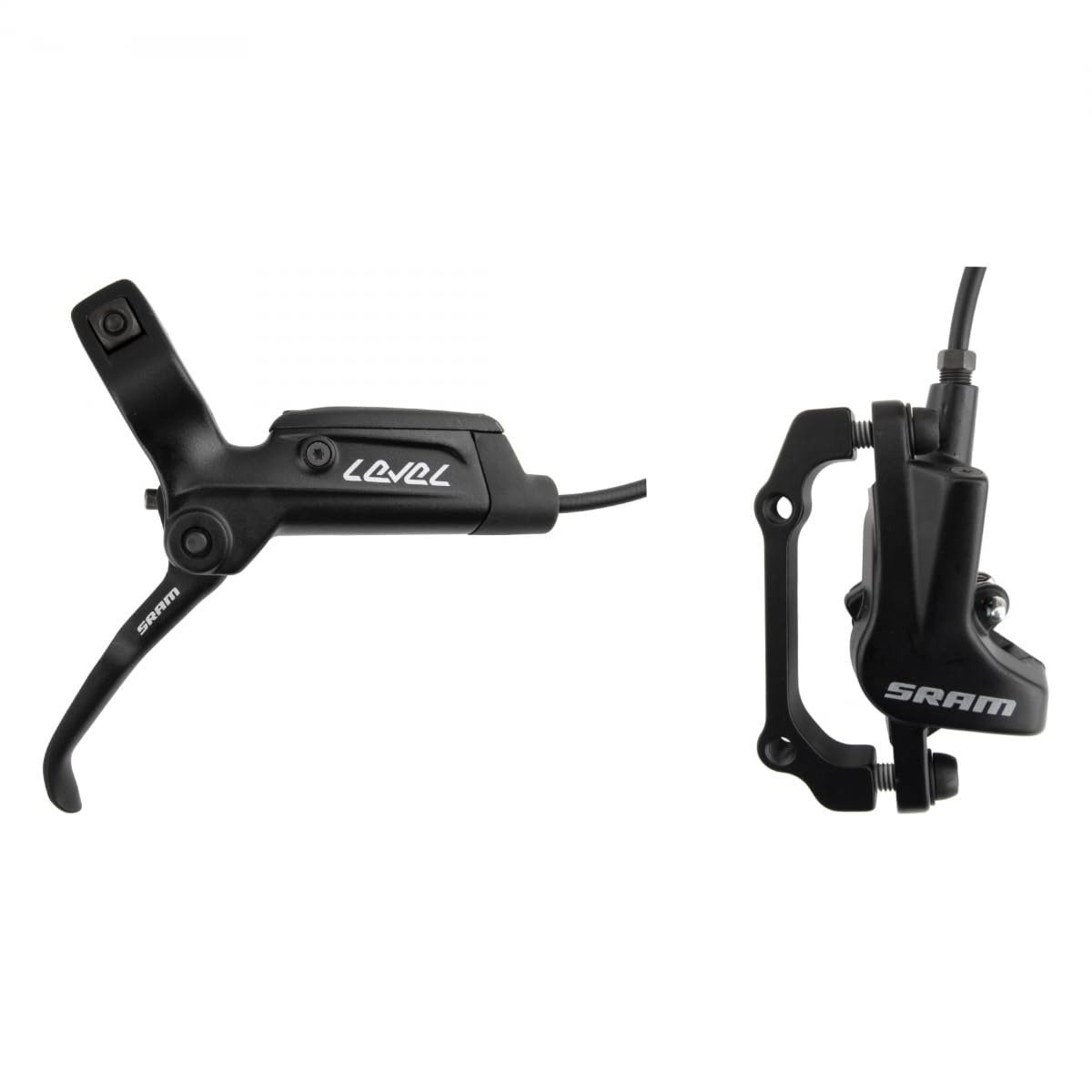 SRAM Level Hydraulic Disc Brake Set - Black MTB Brakes for Mountain Biking & Trail Riding
