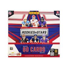 2024 Panini Rookie & Stars Football Mega Box - Premium NFL Trading Cards Collection for Collectors & Fans - Perfect for Trading, Gifting, and Fantasy Football Drafts