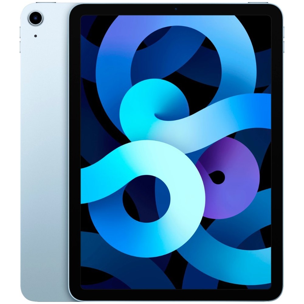 Apple iPad Air 4th Generation 64GB 10.9-inch Wi-Fi + 4G LTE Unlocked Tablet (Renewed Like New, Sky Blue) - Perfect for Work, Study & Entertainment on the Go