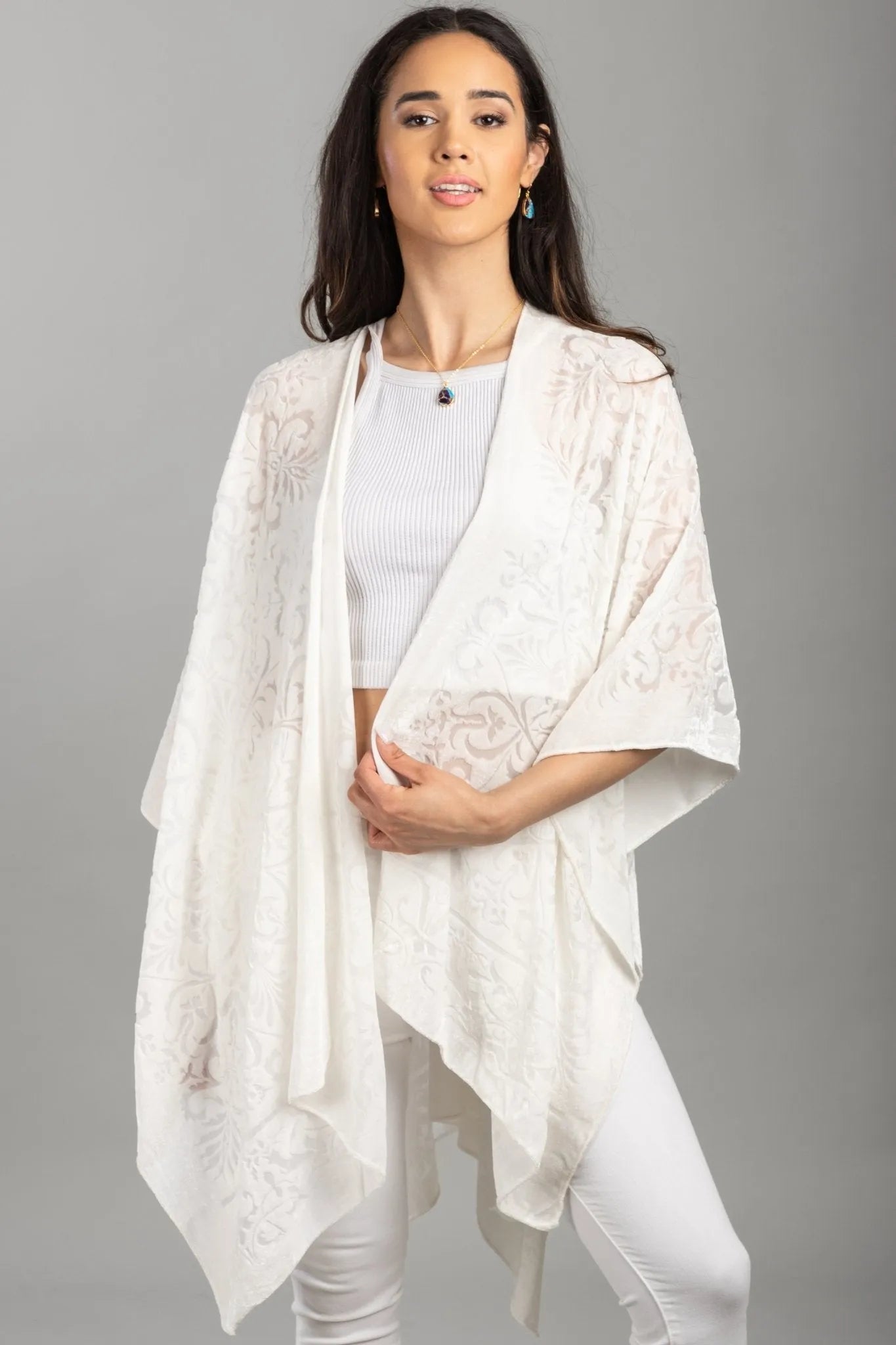 Luxury Honeymoon Velvet Ruana Shawl Wrap - Soft & Elegant Women's Fashion for Weddings, Parties & Special Occasions