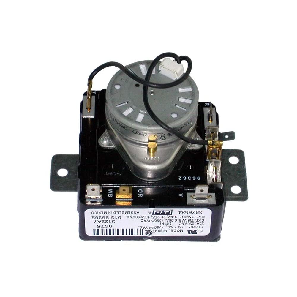Whirlpool 3976584 WP3976584 Dryer Timer Replacement Part - Compatible with Select Whirlpool Dryer Models | Perfect for Home Laundry Room Appliance Repair