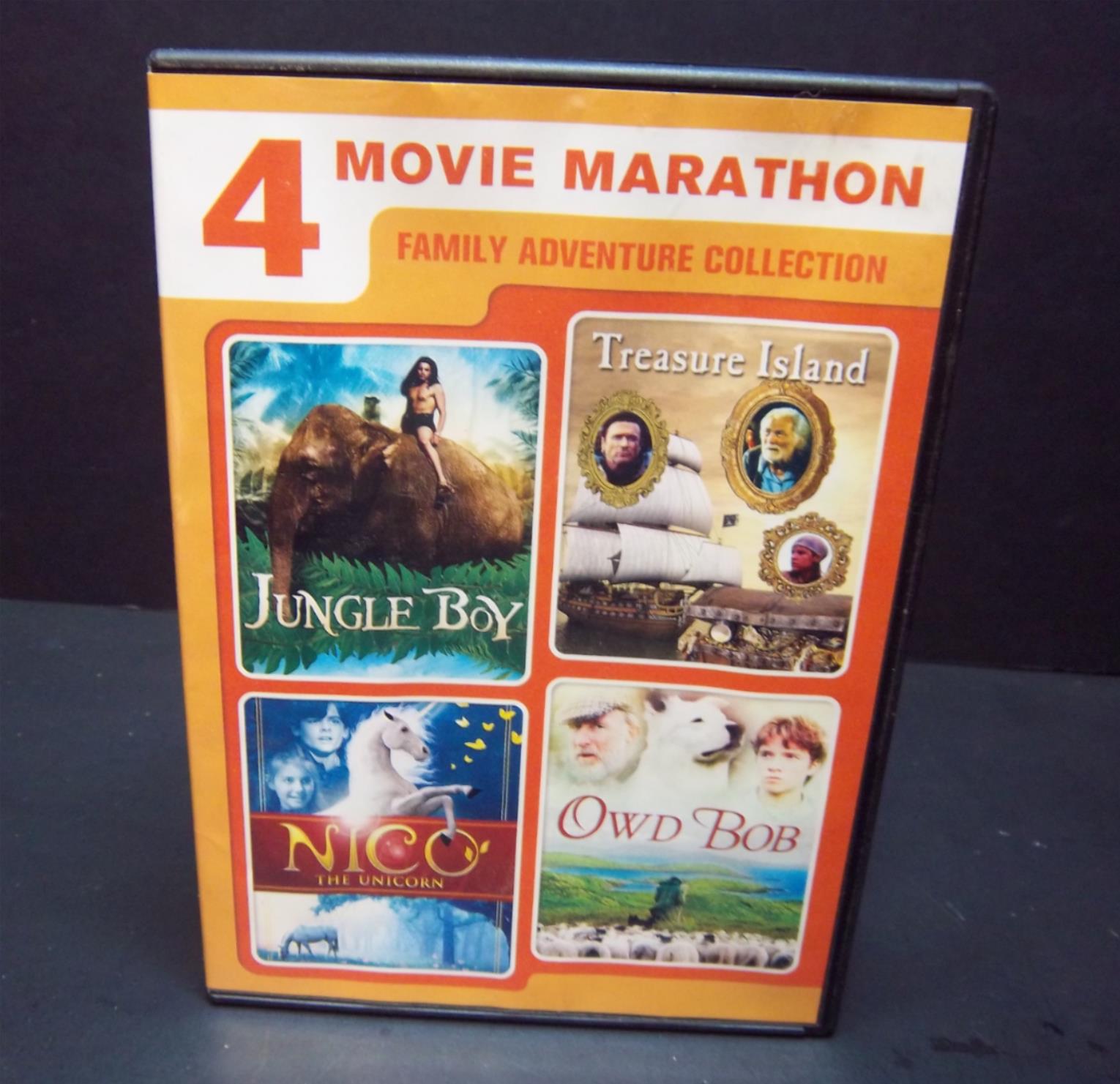Family Adventure Movie Collection DVD Set - Jungle Boy & Treasure Island - Perfect for Movie Nights, Kids Parties & Family Entertainment