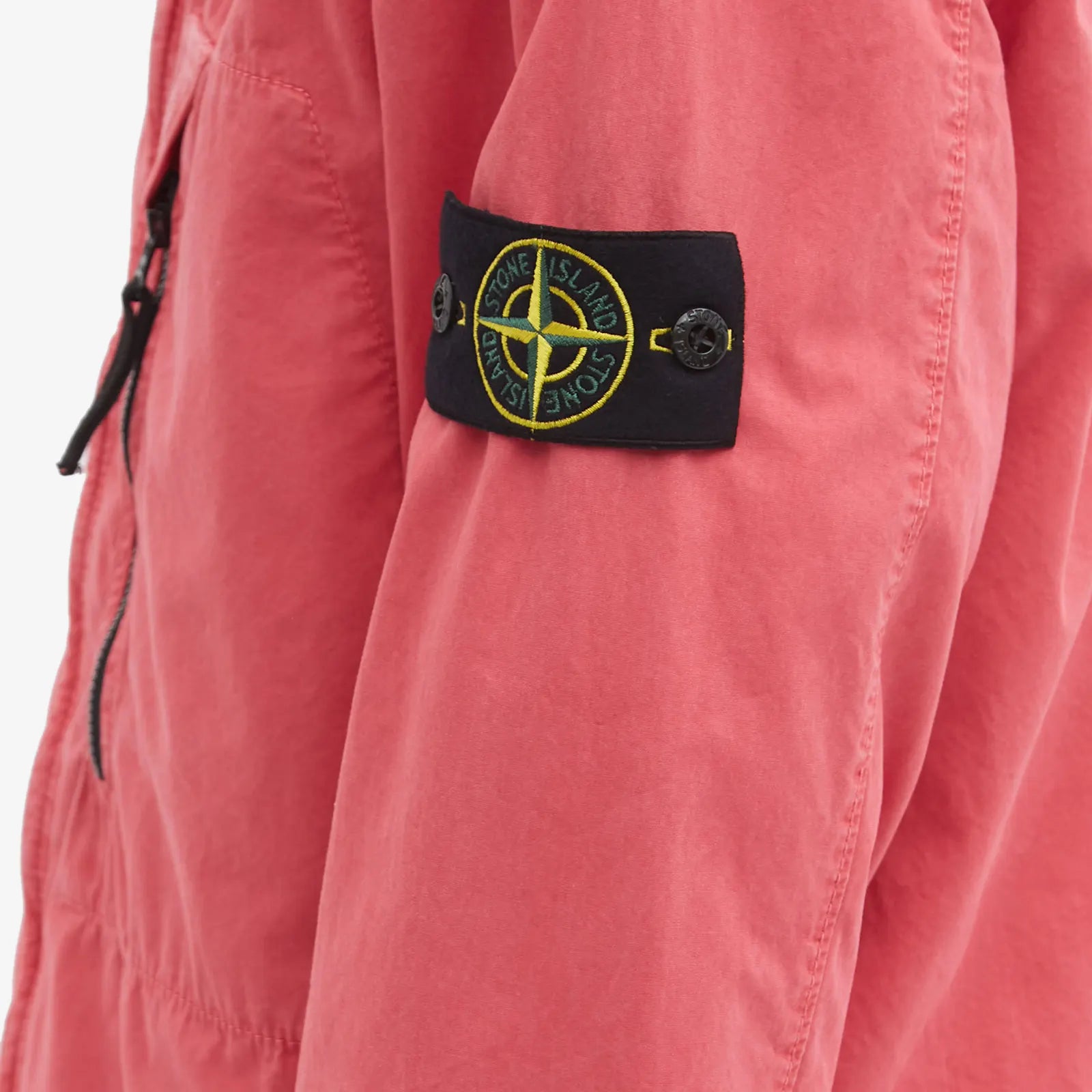 Stone Island Brushed Cotton Overshirt Jacket for Men - Lightweight Casual Shirt for Outdoor & Streetwear Fashion