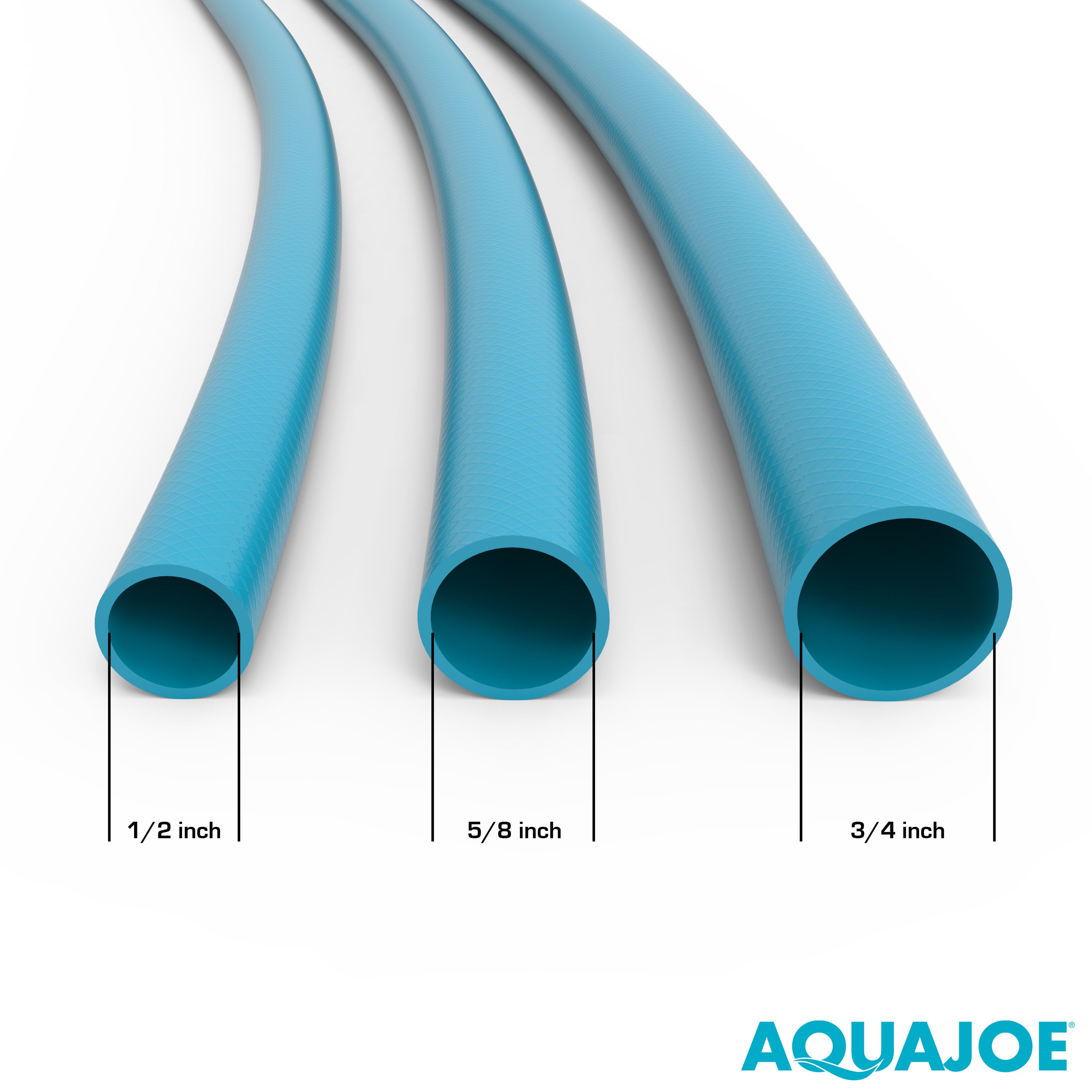 Aqua Joe 75ft Heavy Duty Contractor Hose Bundle with Mini Oscillating Sprinkler - Professional Grade Garden Hose Set for Lawn Watering, Car Washing & Outdoor Cleaning