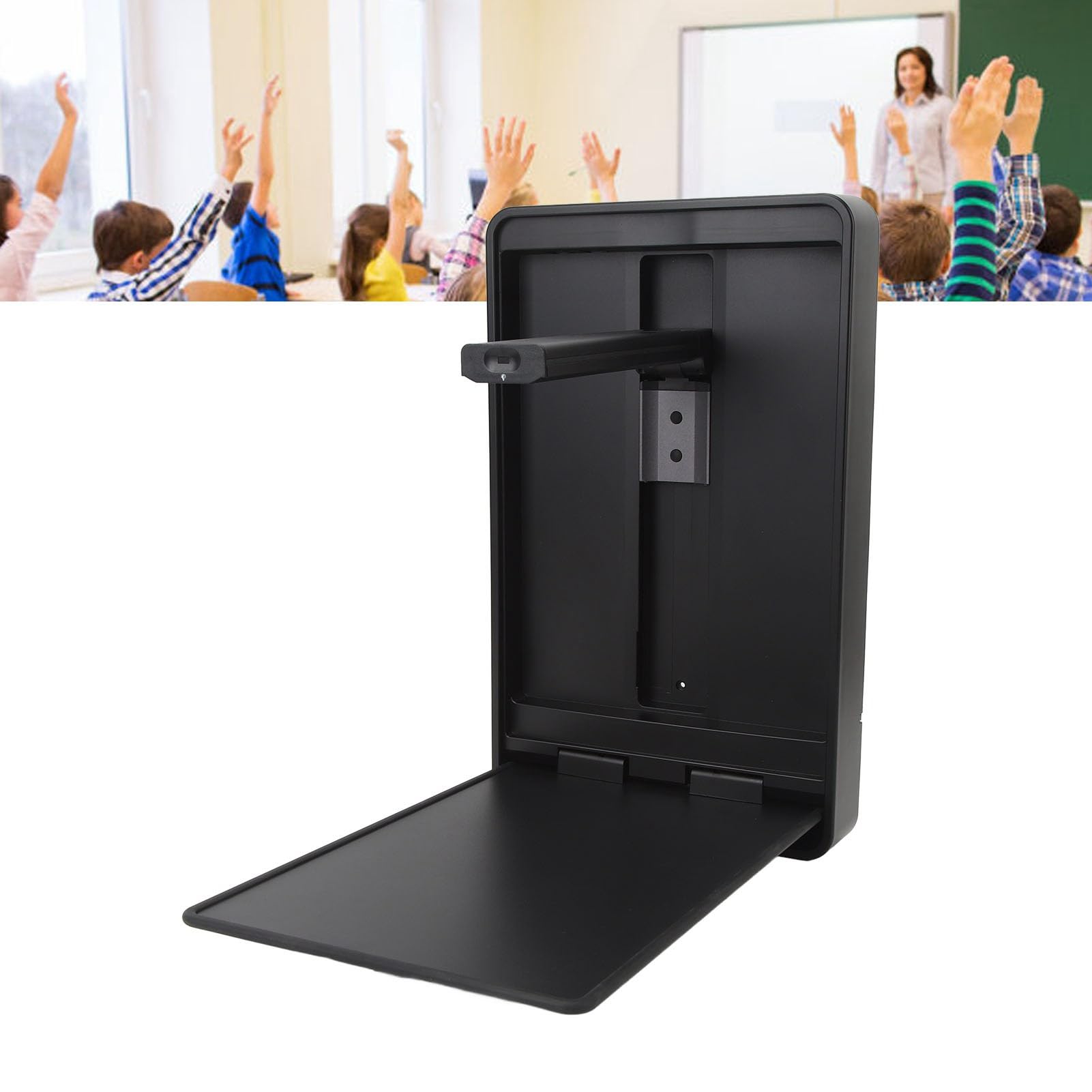 Eco-Friendly A4 Document Camera with Safety Rounded Corners - HD Visual Presenter for Classroom Teaching, Online Learning & Home Office Use