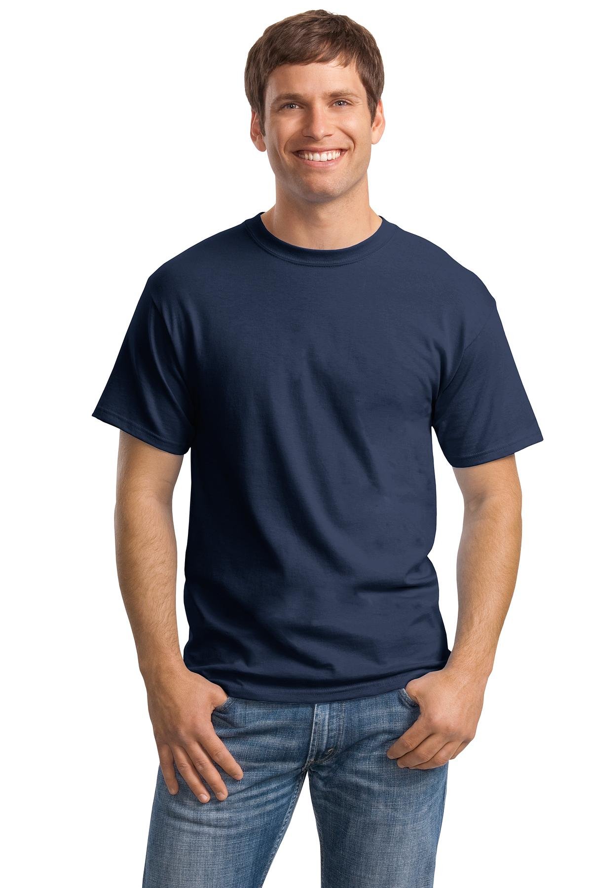 Hanes Men's 6-Pack Plus 2 Free Crew Neck T-Shirts - Soft Cotton Comfort Fit Undershirts for Everyday Wear, Workout & Layering