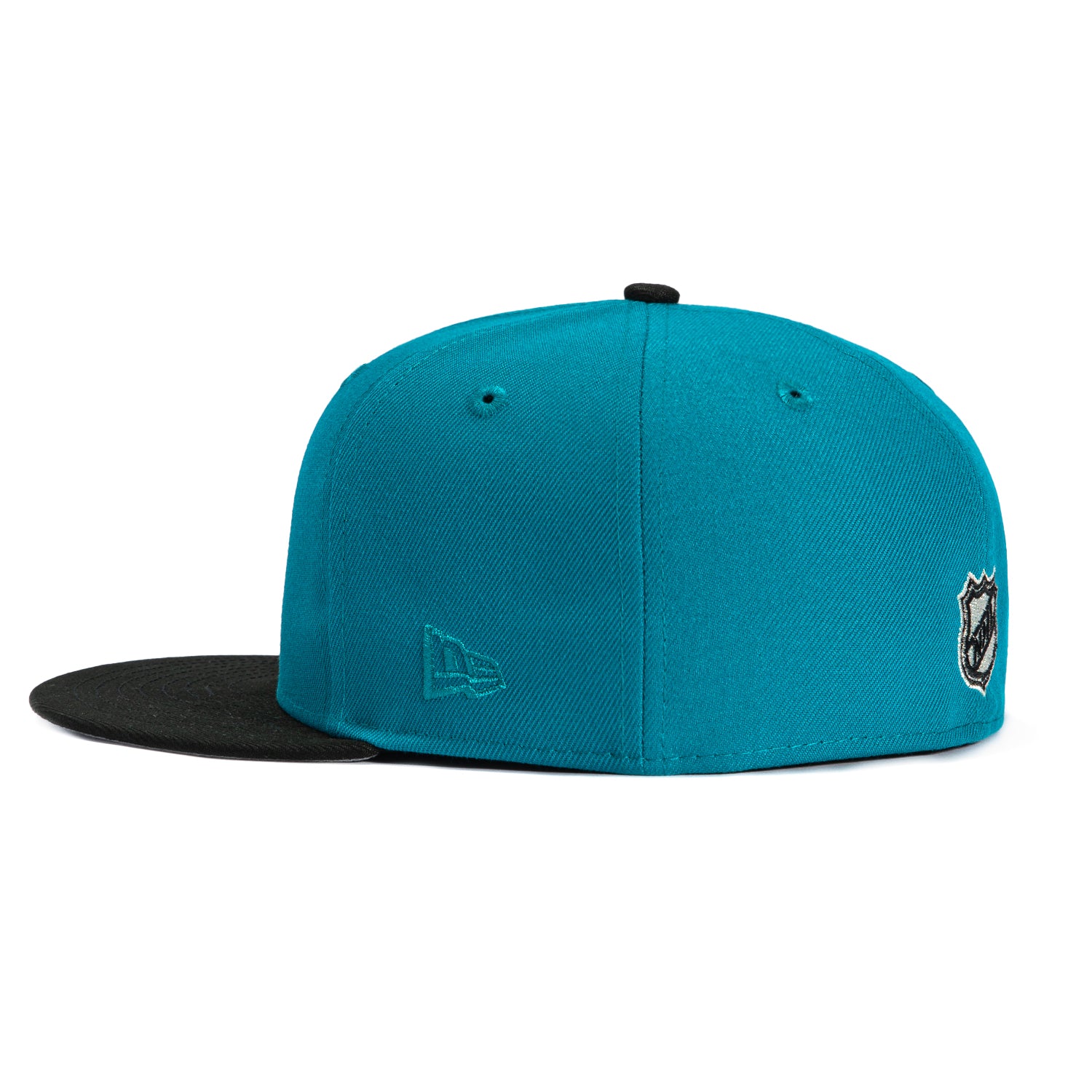 New Era 59Fifty San Jose Sharks Alternate Snapback Hat - Teal & Black Hockey Cap for Men - Perfect for Games, Fan Gear & Streetwear Fashion