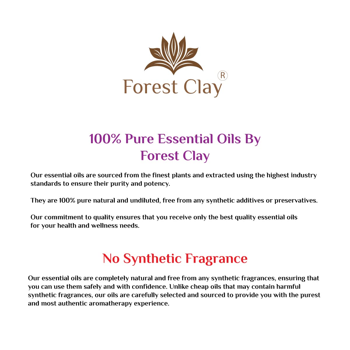 Pure Lavender Essential Oil for Skin & Hair - 100% Natural Undiluted Forest Clay Aromatherapy Oil, 30ml | Moisturizing, Relaxation & Stress Relief for Spa, Bath & Massage