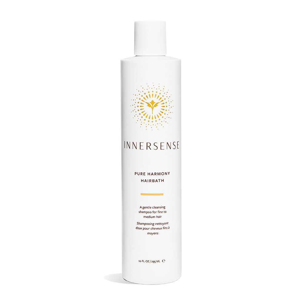 INNERSENSE Organic Beauty Pure Harmony Hairbath - Sulfate-Free Shampoo for Natural & Curly Hair - Hydrating & Volumizing Hair Care for Daily Use at Home & Salon